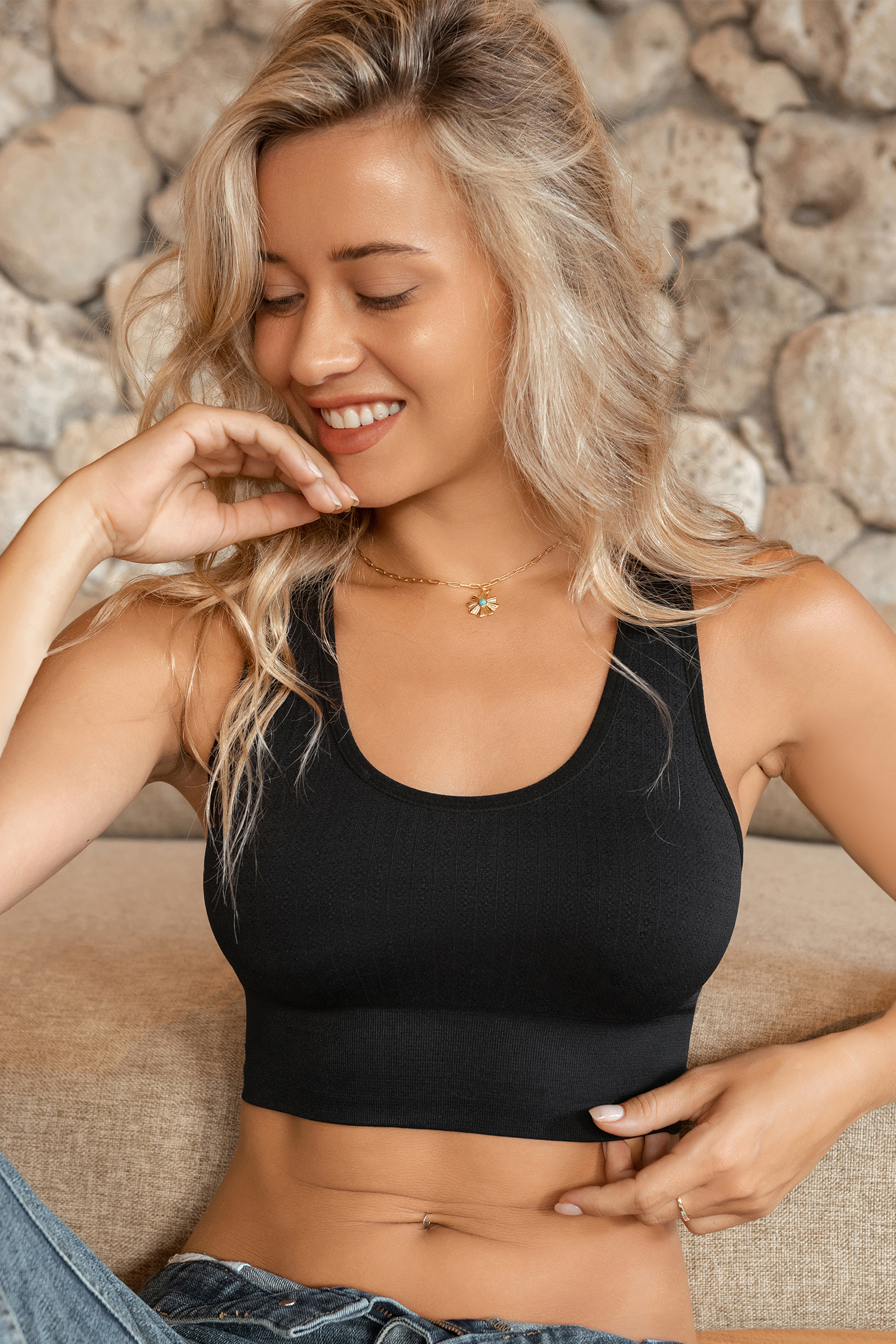 Onyx Tank Bralette
