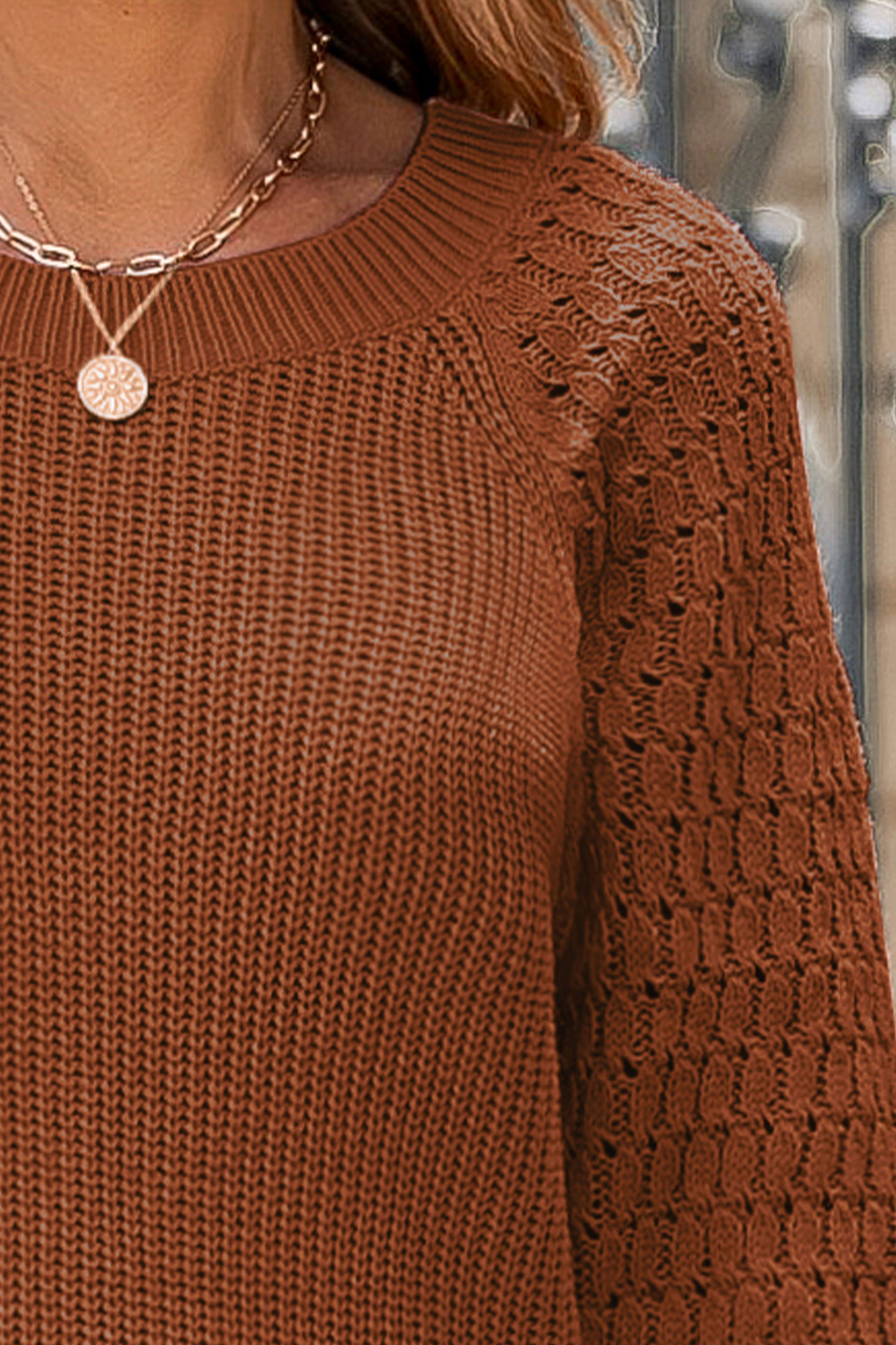 Cutout Mini Sweater Dress