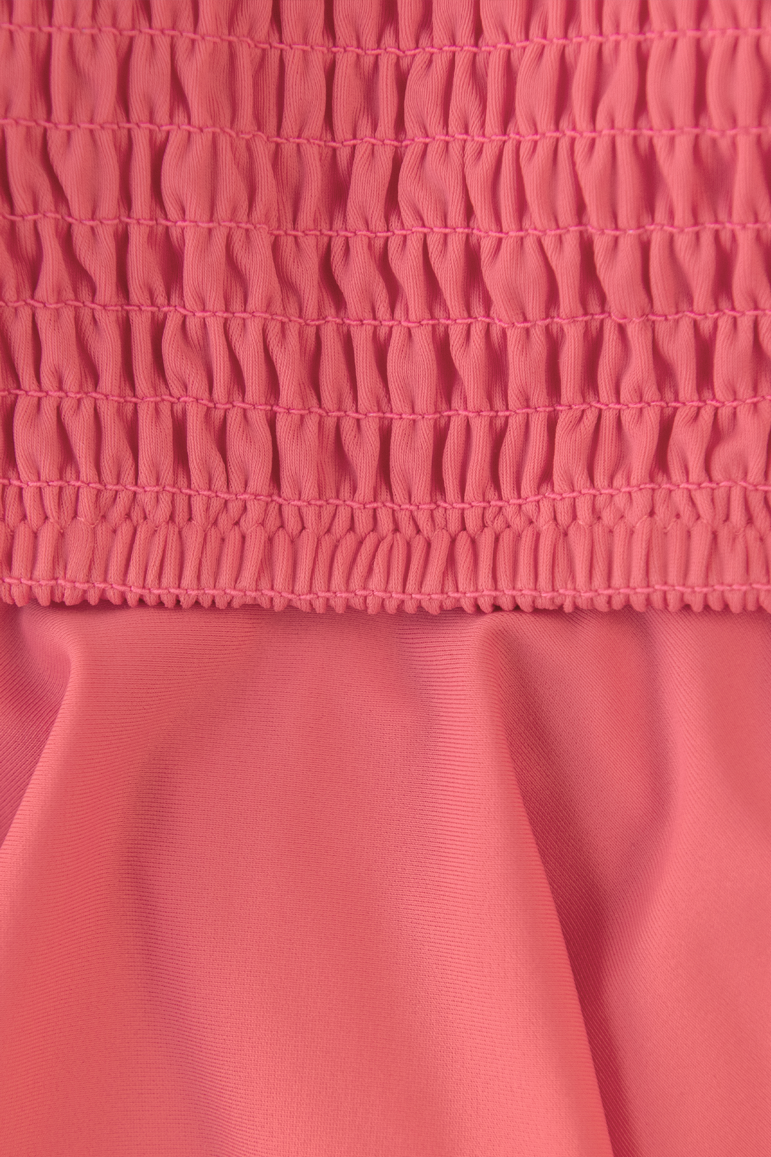 Floral Print Smocked Ruffled Top & High-Rise Bottoms Set