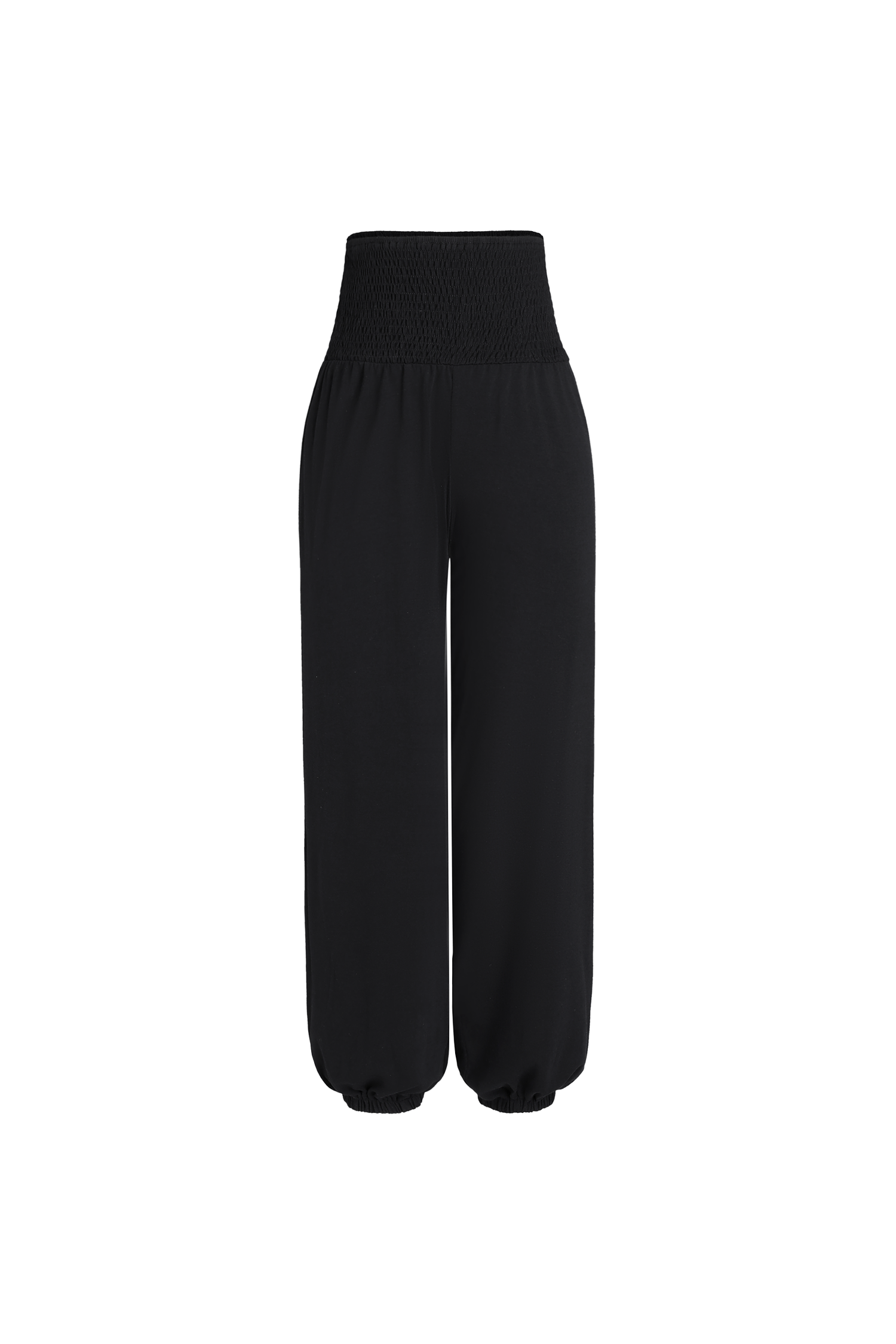 Onyx Smocked High Waist Joggers