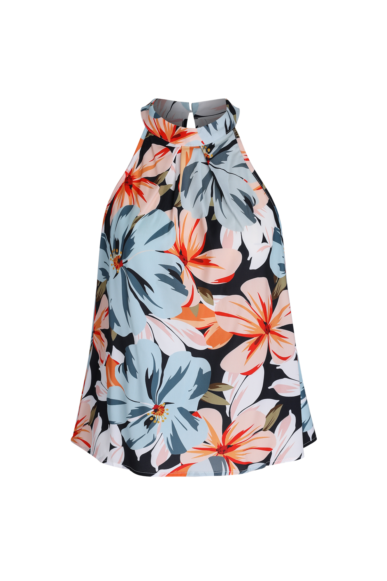 Floral Print Halter Top