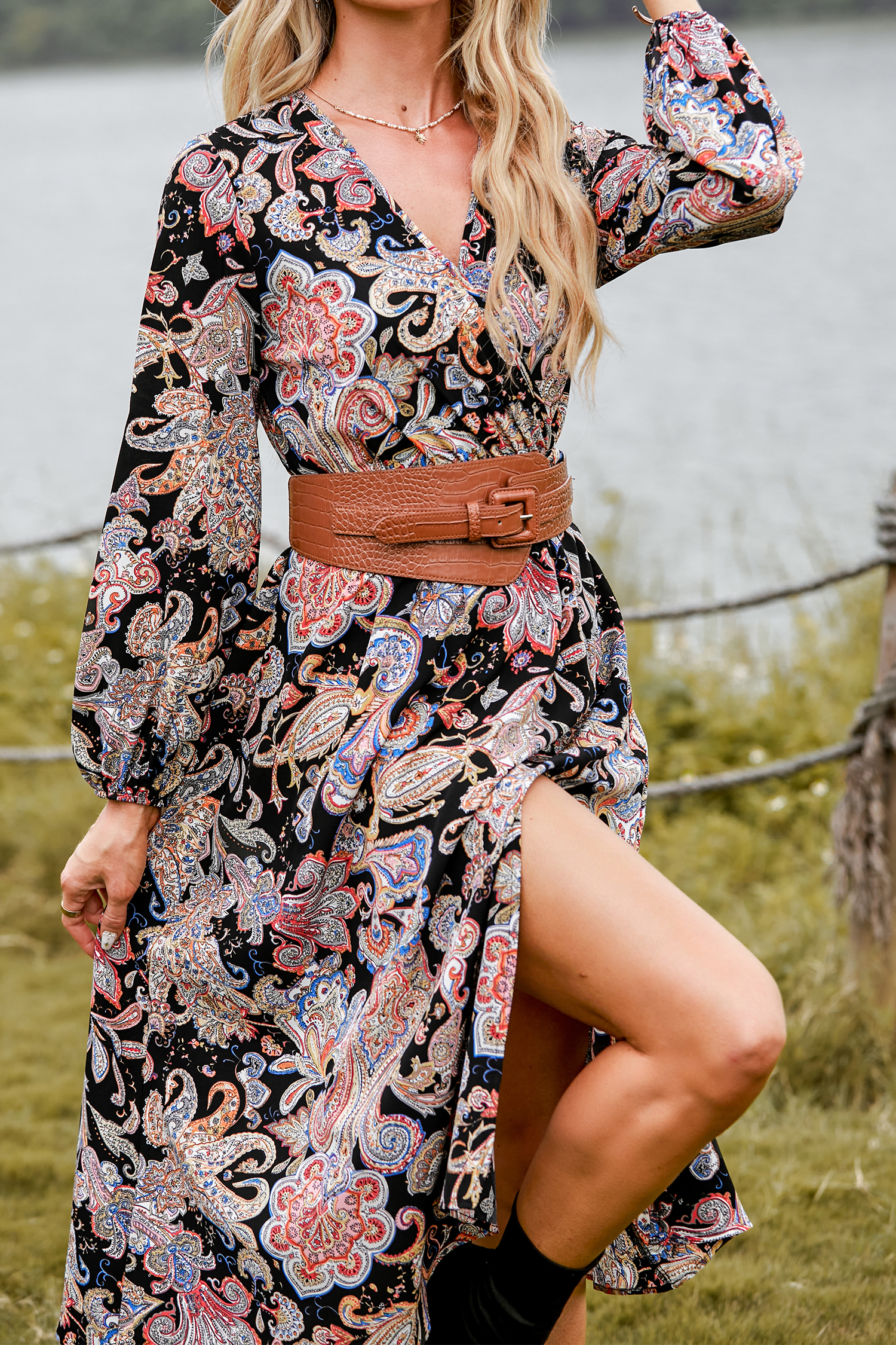 【Aje.】Laicey Paisley Midi Dress Laicey Paisley Midi Dress | Ivory | Aje – Aje ROW