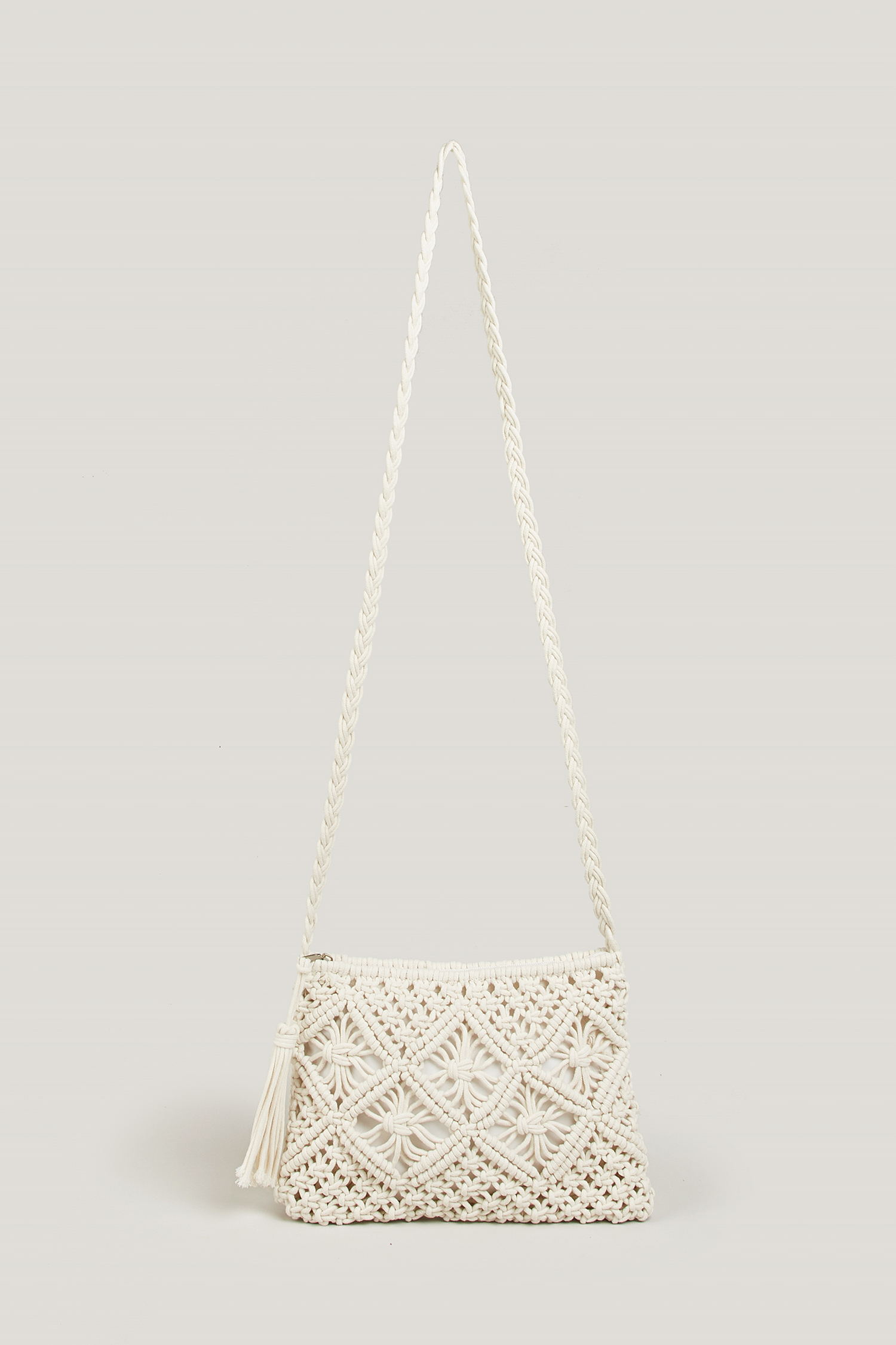 Tassel Straw Shoulder Bag