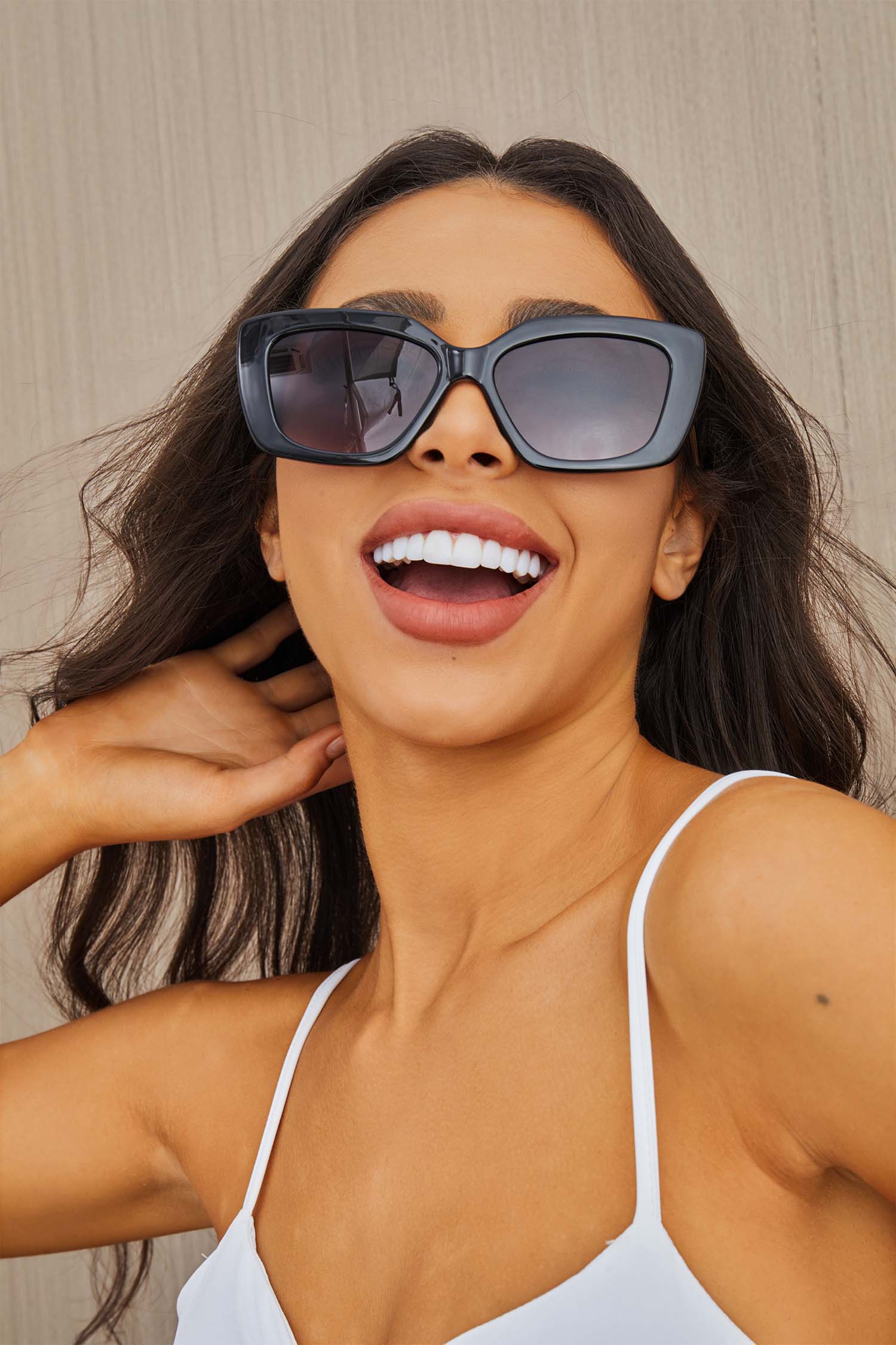 Square Black Sunglasses