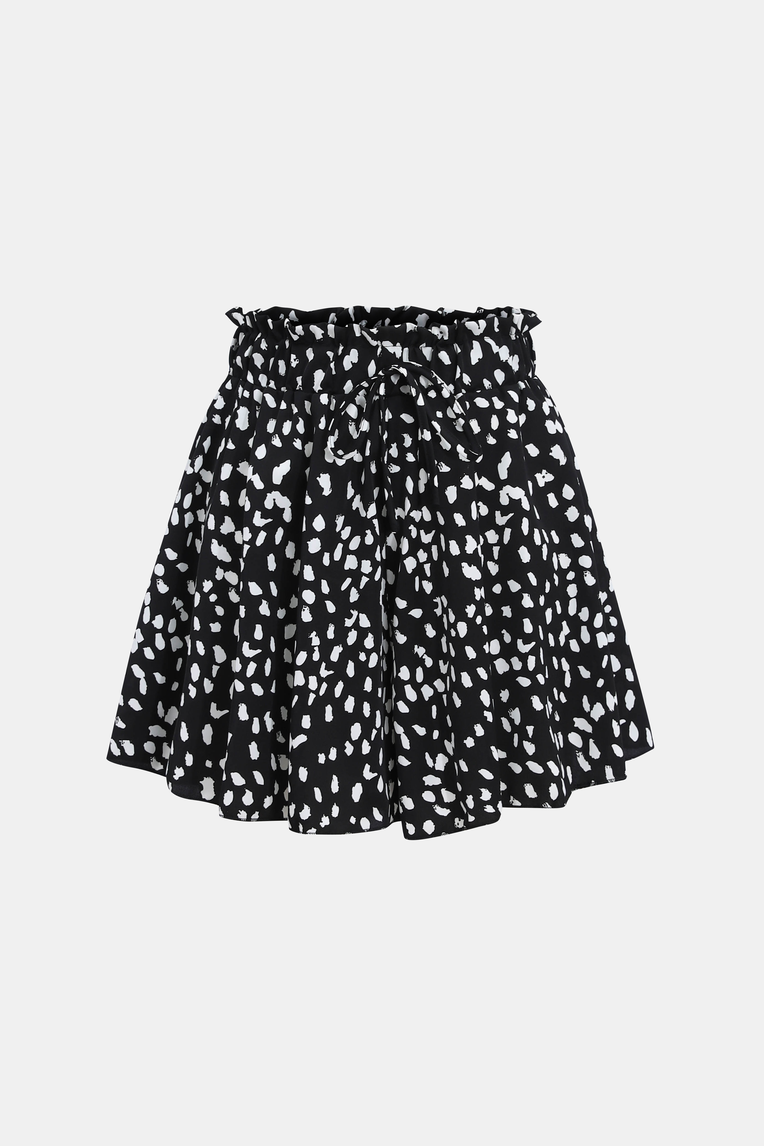 Black & White Dotted Shorts