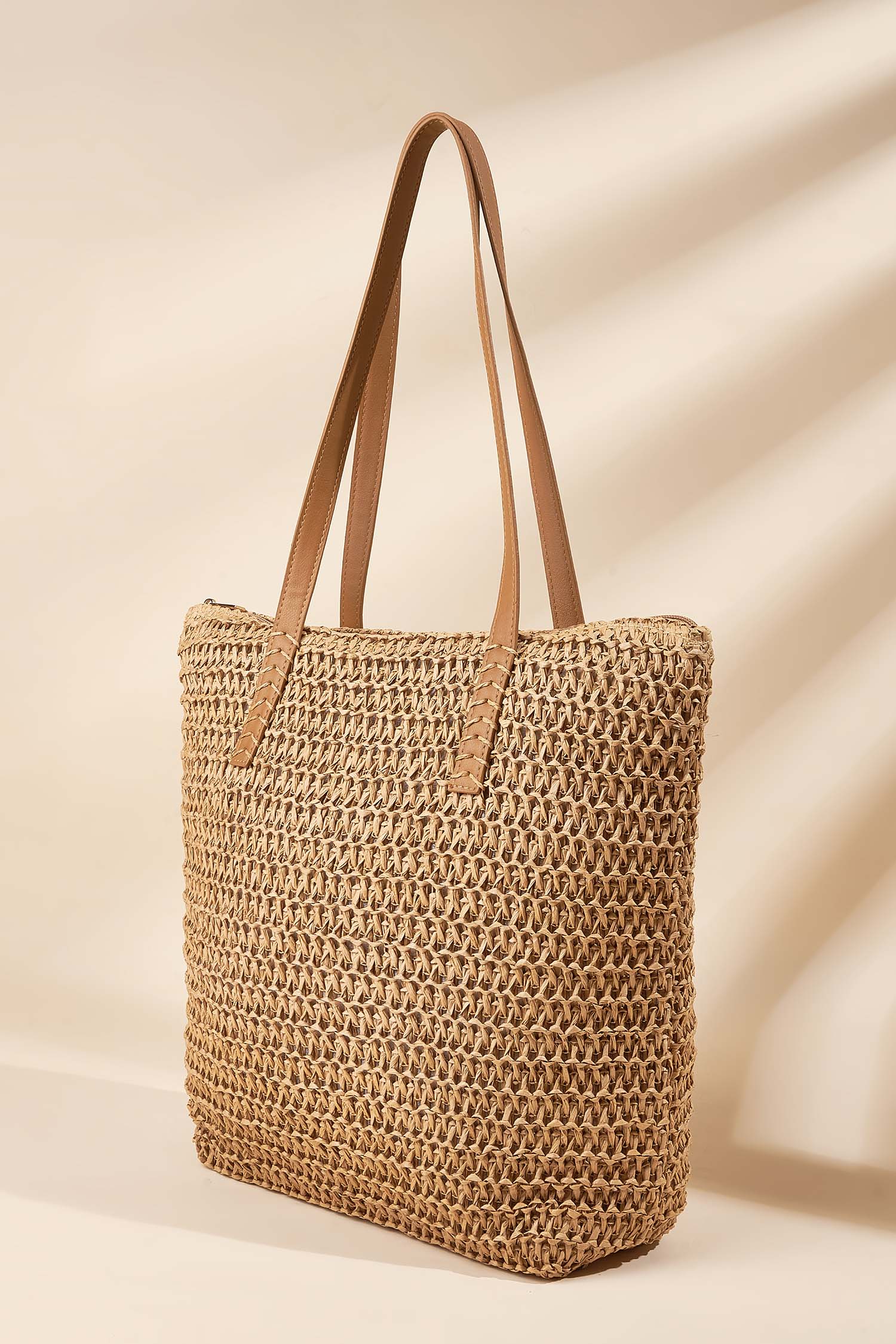 Classic Straw Tote Bag