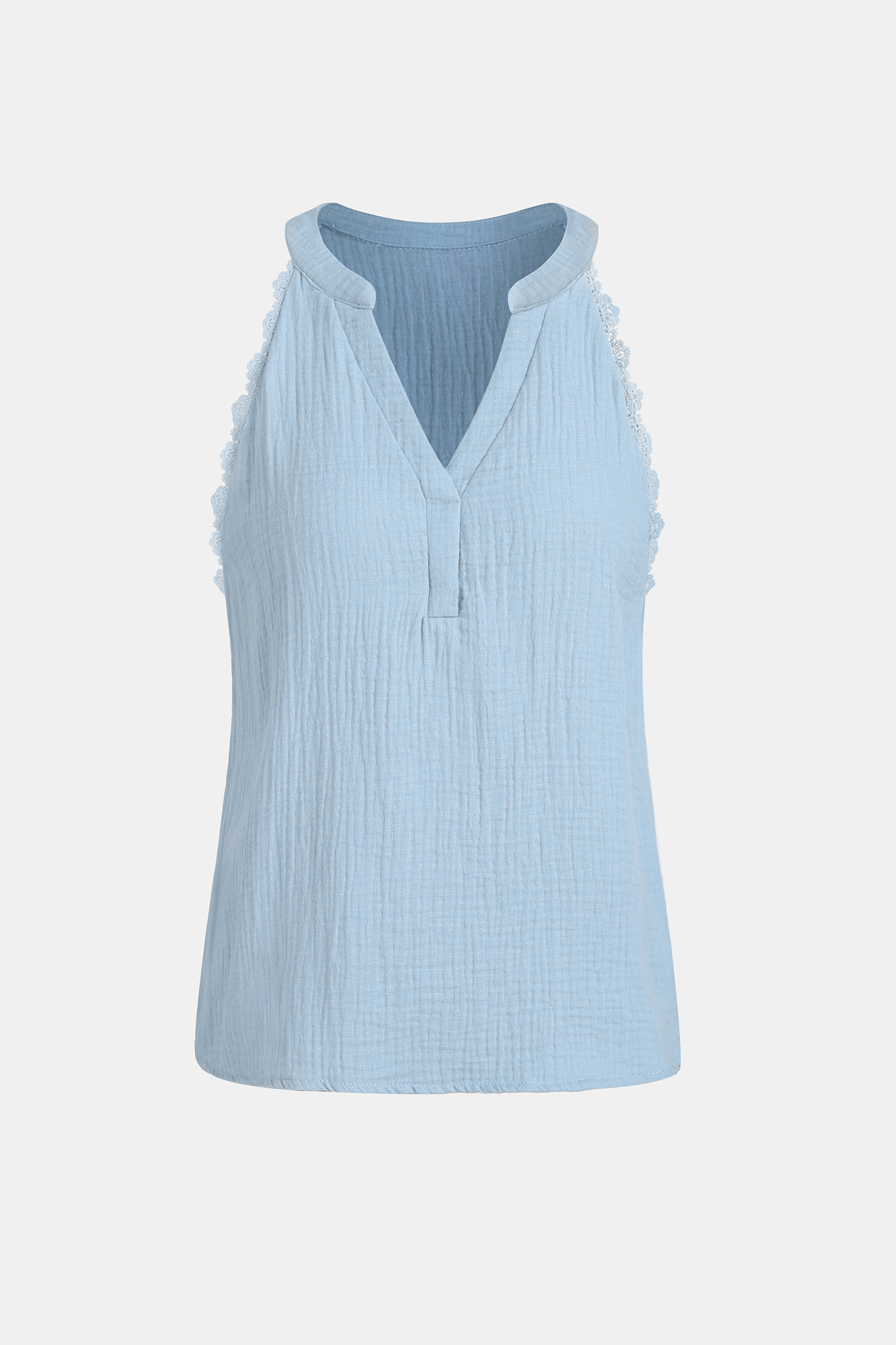 トップス ENOF ace camisole / blue ENOF（イナフ）の「ace camisole（キャミソール）」 - WEAR