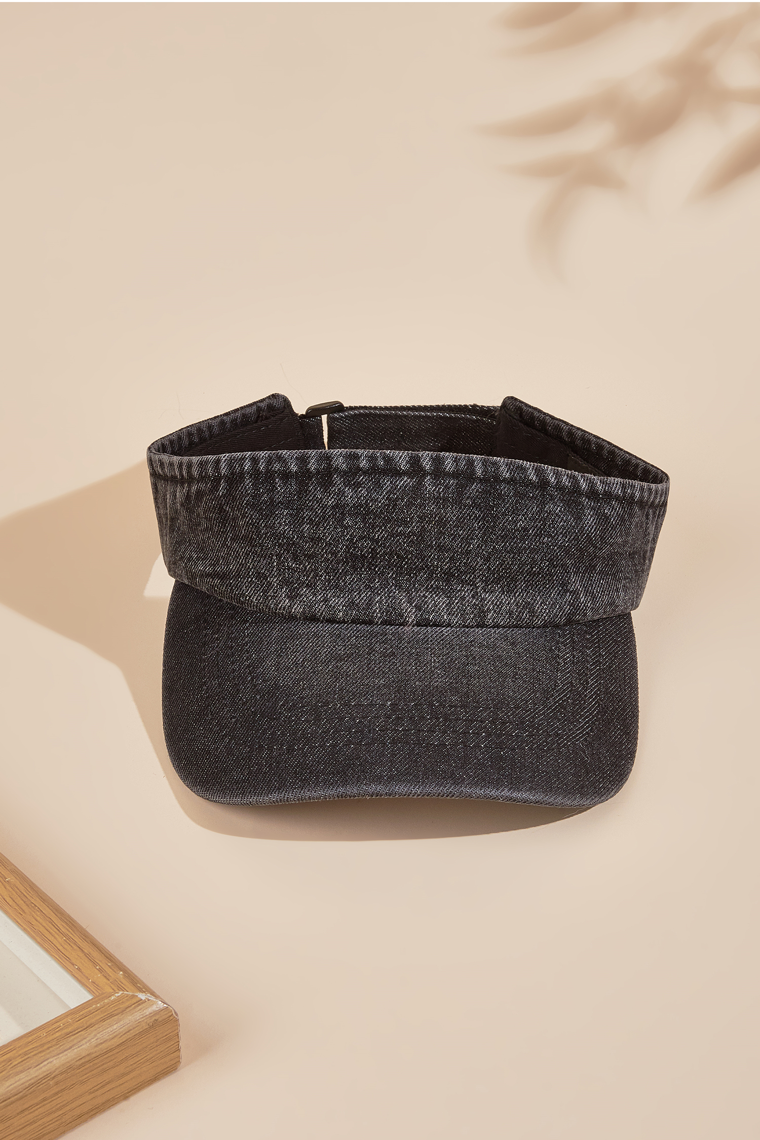 Visera vaquera negra