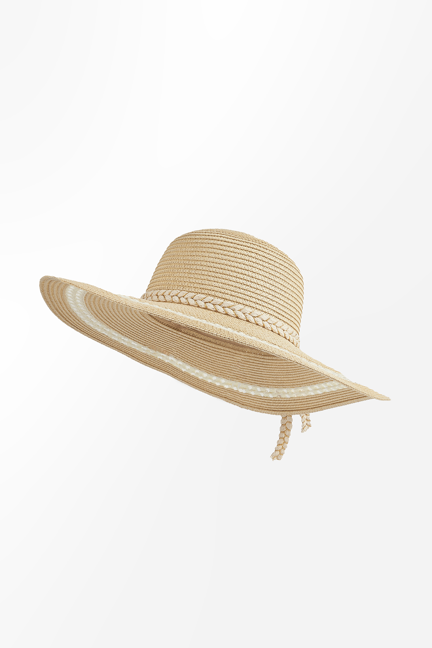 Wide Brim Straw Floppy Hat
