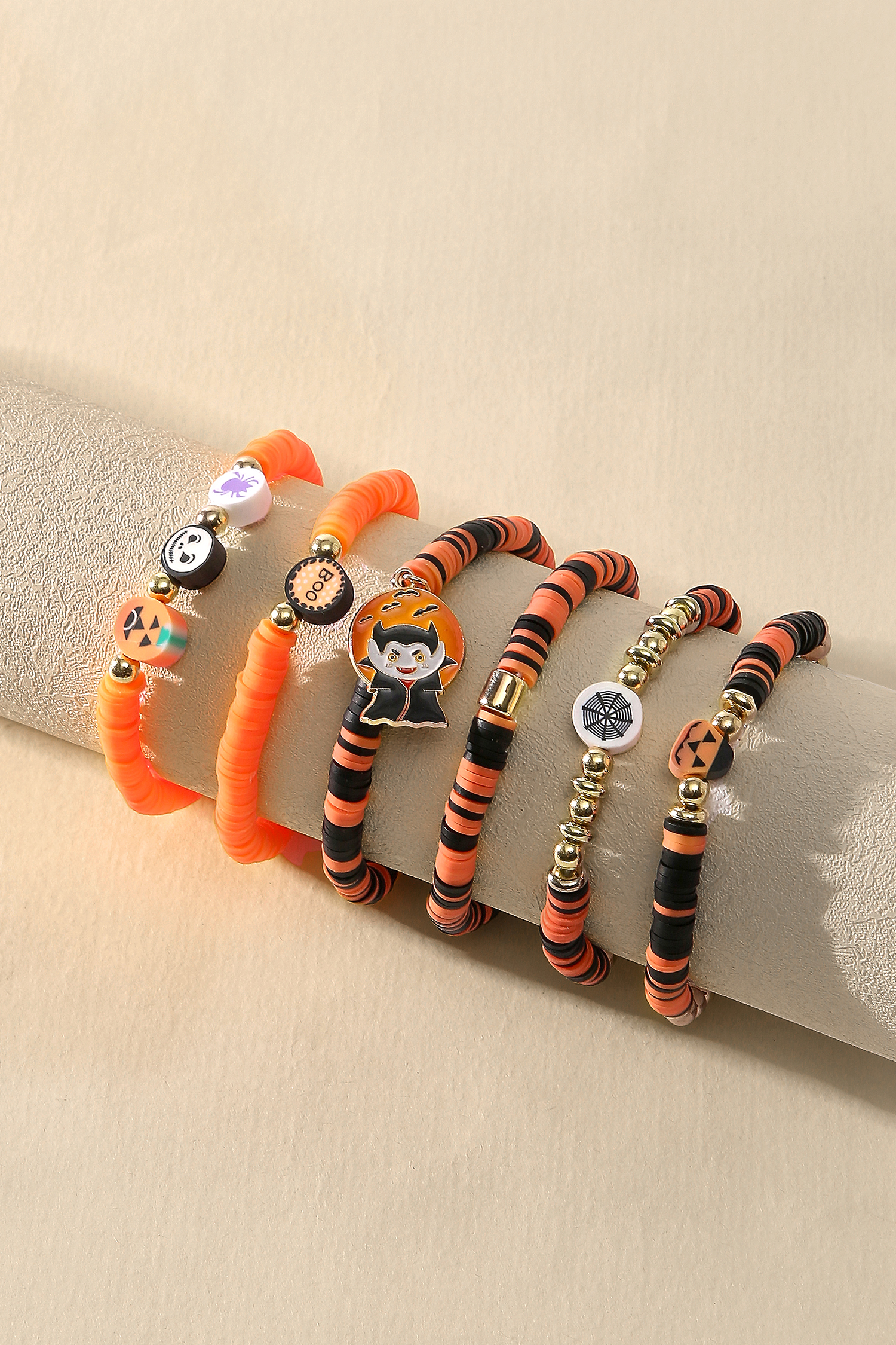 Beaded Halloween Bracelet Set