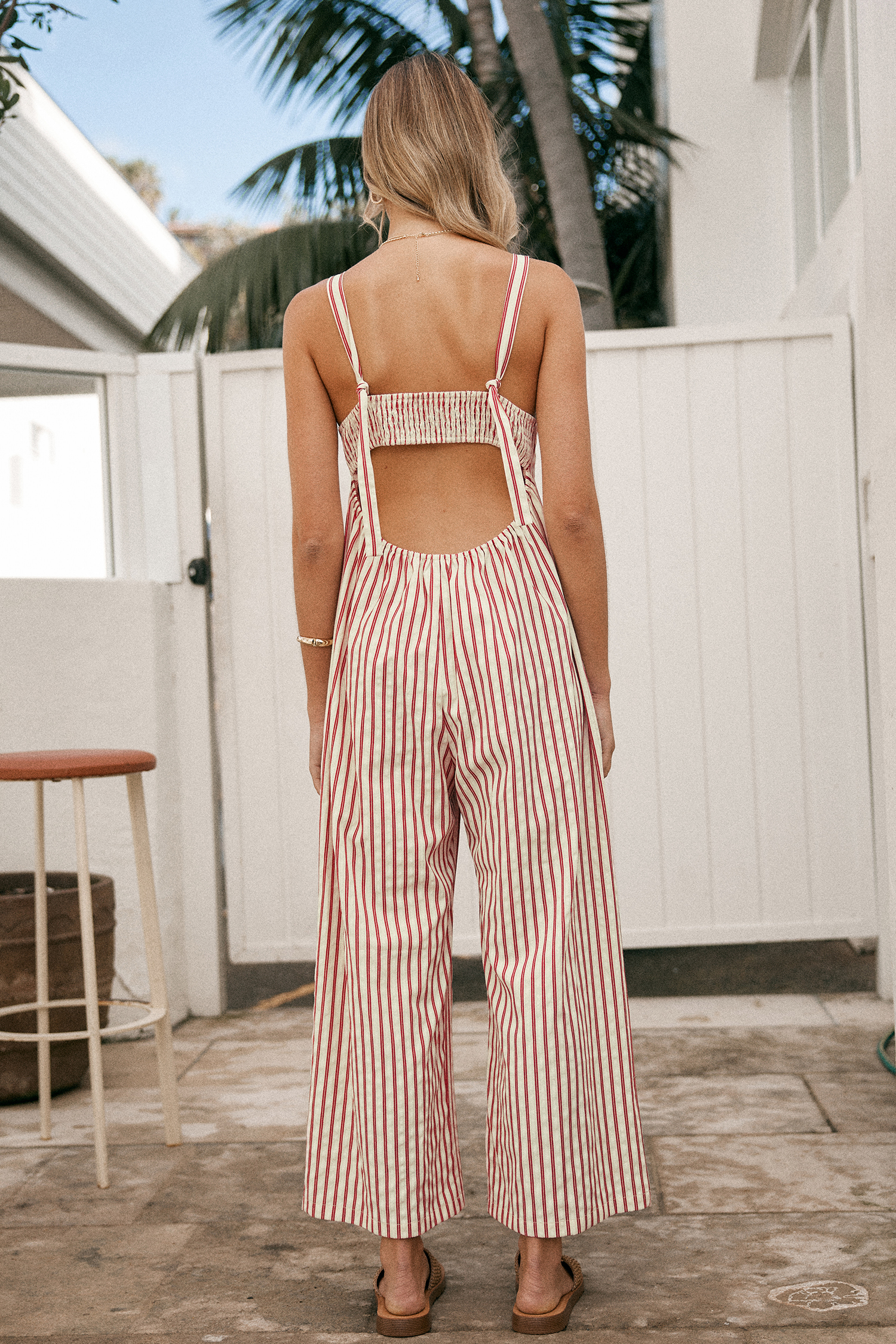 【未使用】YAECA CONTEMPO V-CUT JUMP SUIT YAECA CONTEMPO Vカットジャンプスーツ N/S(チャコール