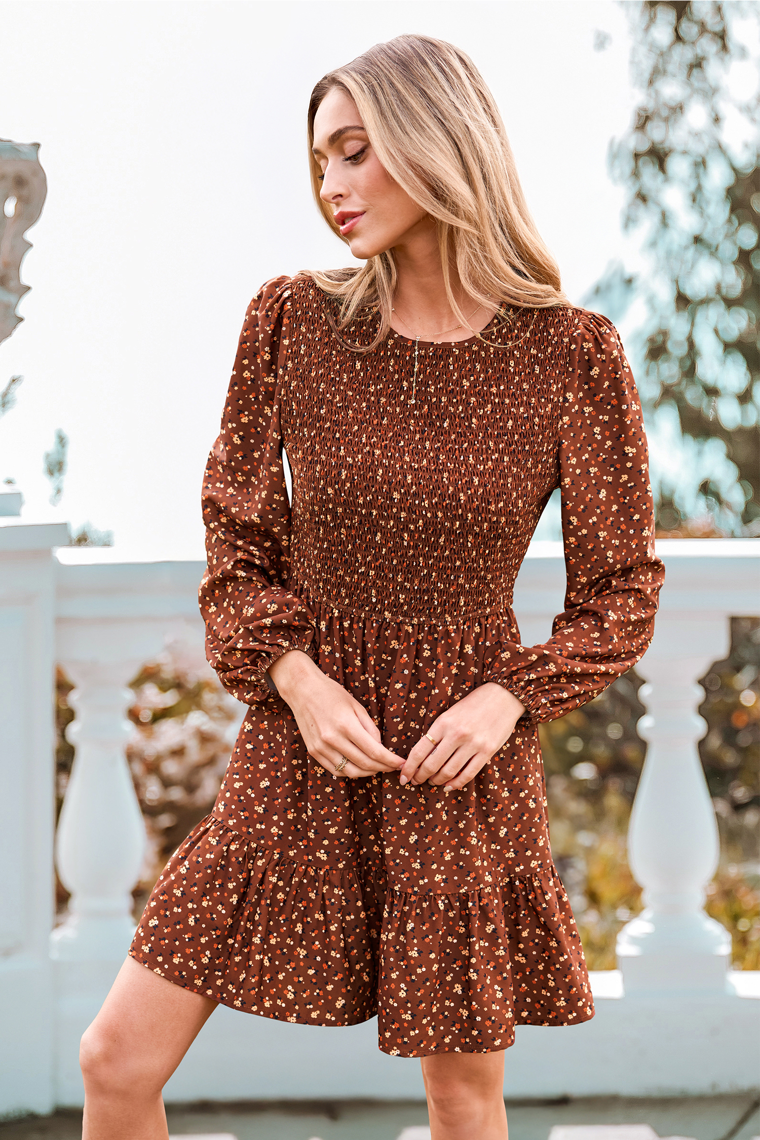 【CARAMEL】GINGER DRESS vintage floral 6y CARAMEL GINGER DRESS Vintage Floral 8y