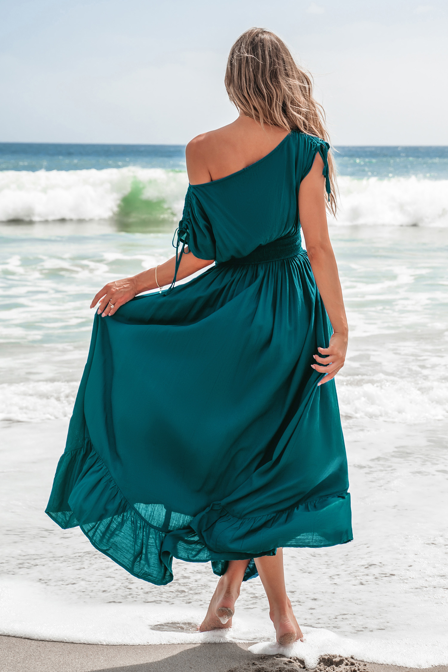 Vera Green Maxi DressCupshe UK