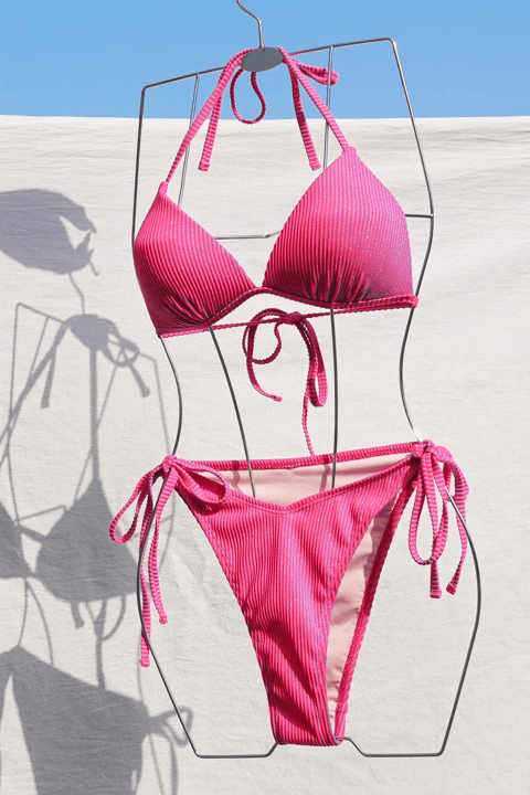 【THEAIRTOWN】 charming bikini set Slider Triangle Bikini Top