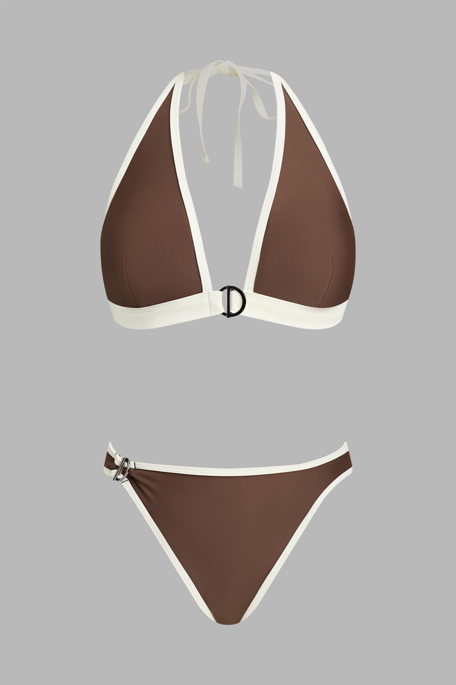 CUPSHE◆Tidal Shift ブラウン ビキニ セット Tidal Shift Brown Bikini Set