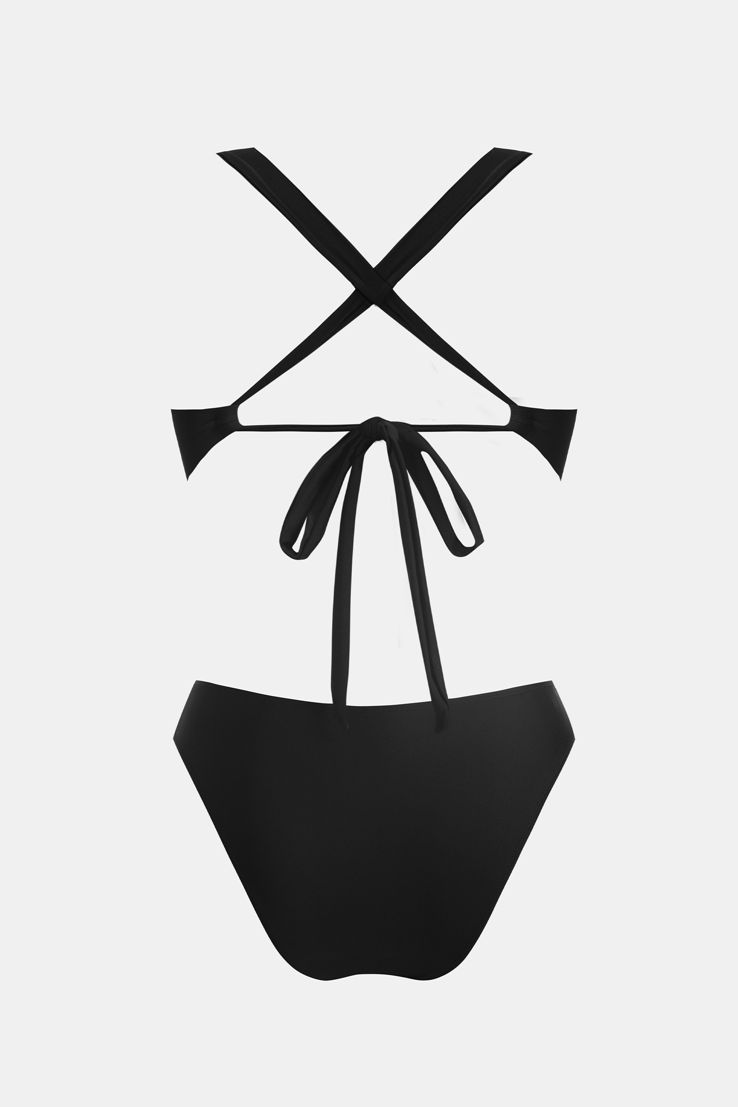 Cupshe Crush Hour Black Bikini Set In Black