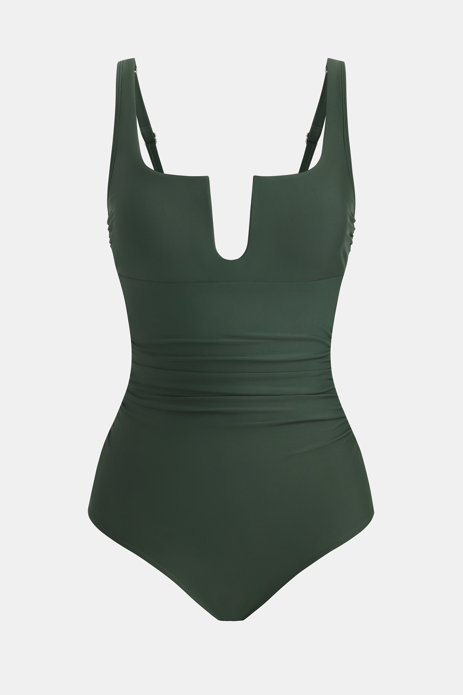 ◆DIESEL◆ M Cadix One Piece Olive A174490DLAX5DR A174490DLA Tropical Cutout Tummy Control One Piece Swimsuit