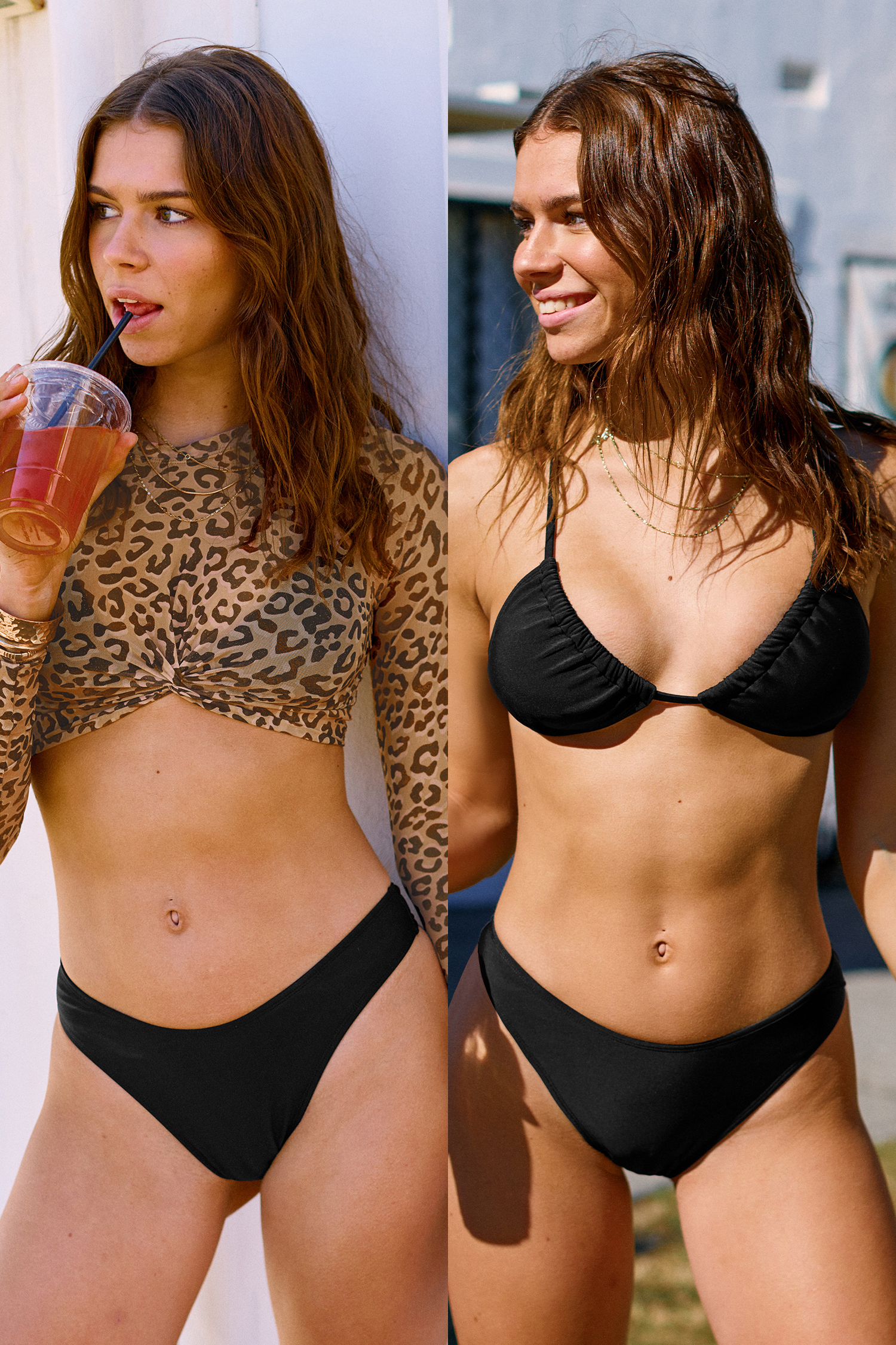 Conjunto de bikini de 3 piezas con estampado animal Untamed Vibes