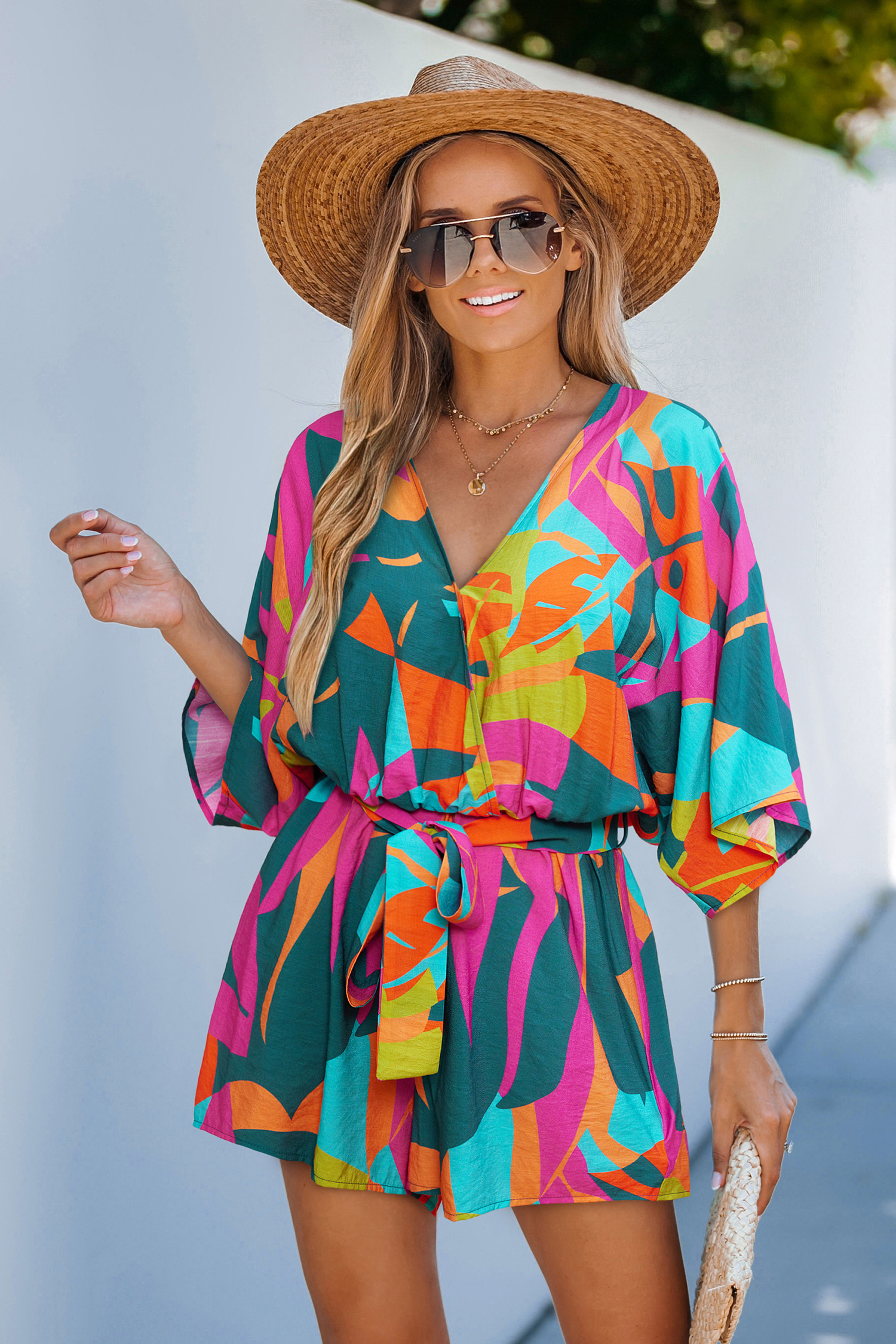 Wild Zephyr Tropical Romper