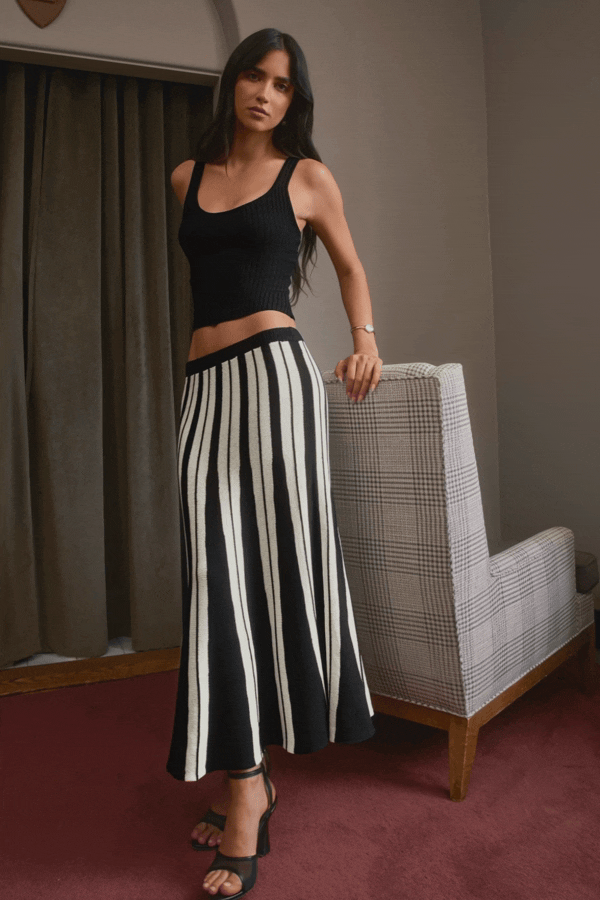 x Renee & Elisha Herbert Mix & Mingle Maxi Skirt | Flared Chic