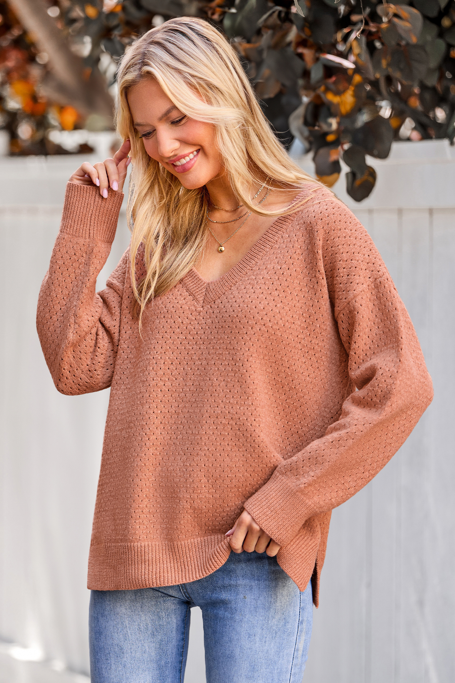 Cupshe True North Neutral Sweater