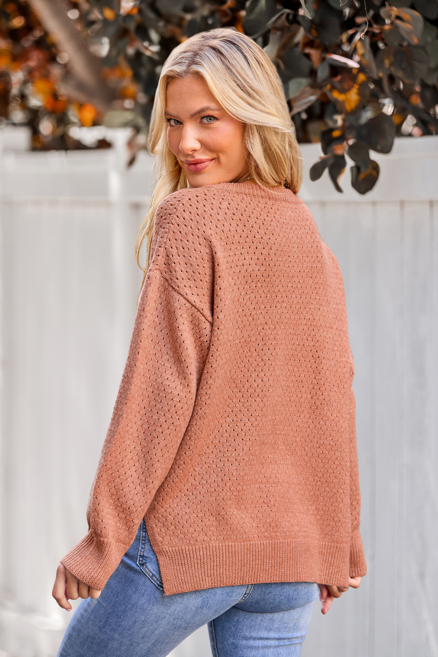 Cupshe True North Neutral Sweater In Brown