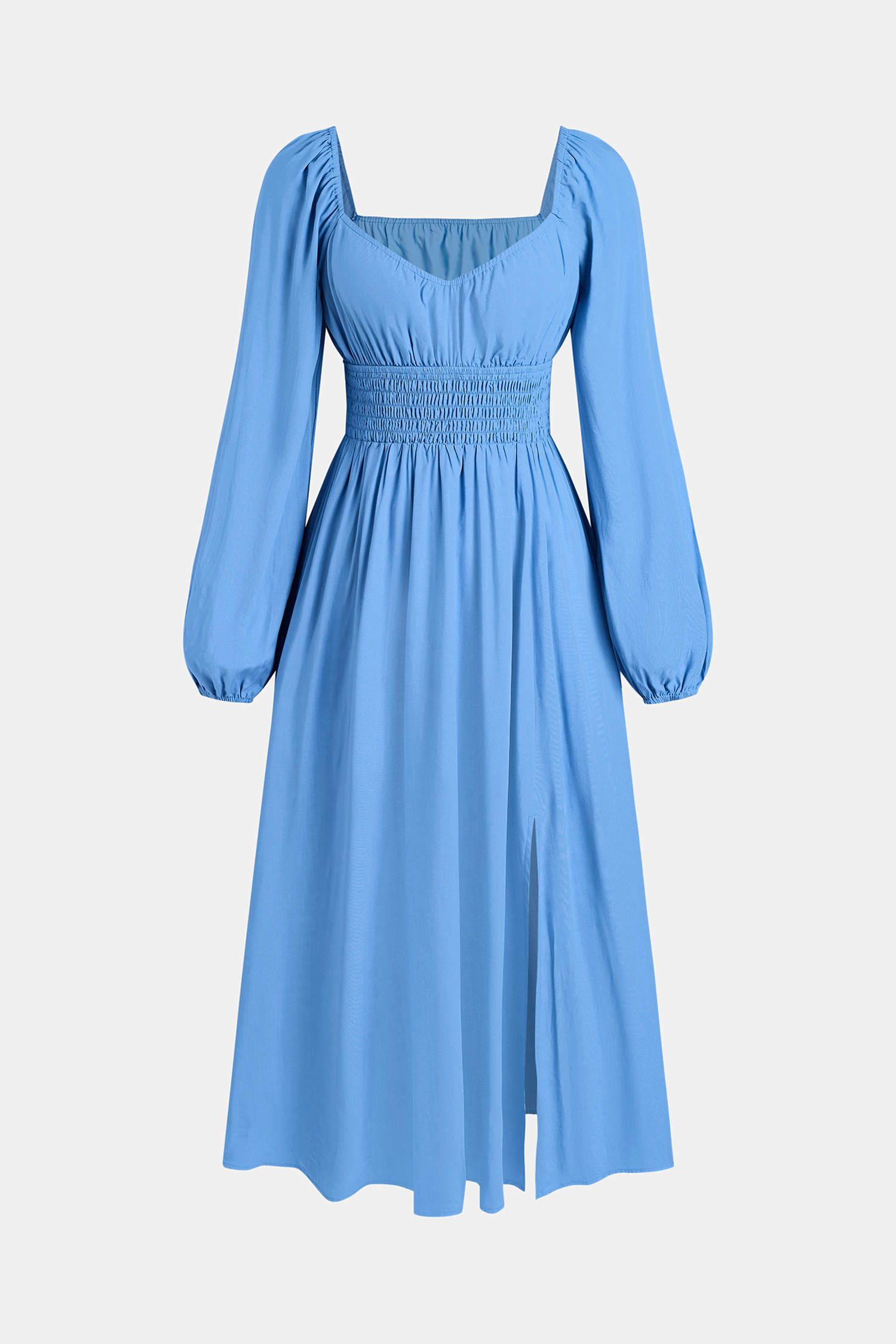 Cupshe Breezy Belle Blue Maxi Dress