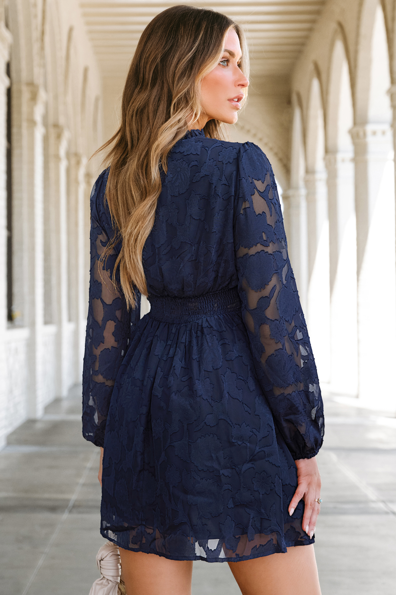 Cupshe Late Night Blue Mini Dress