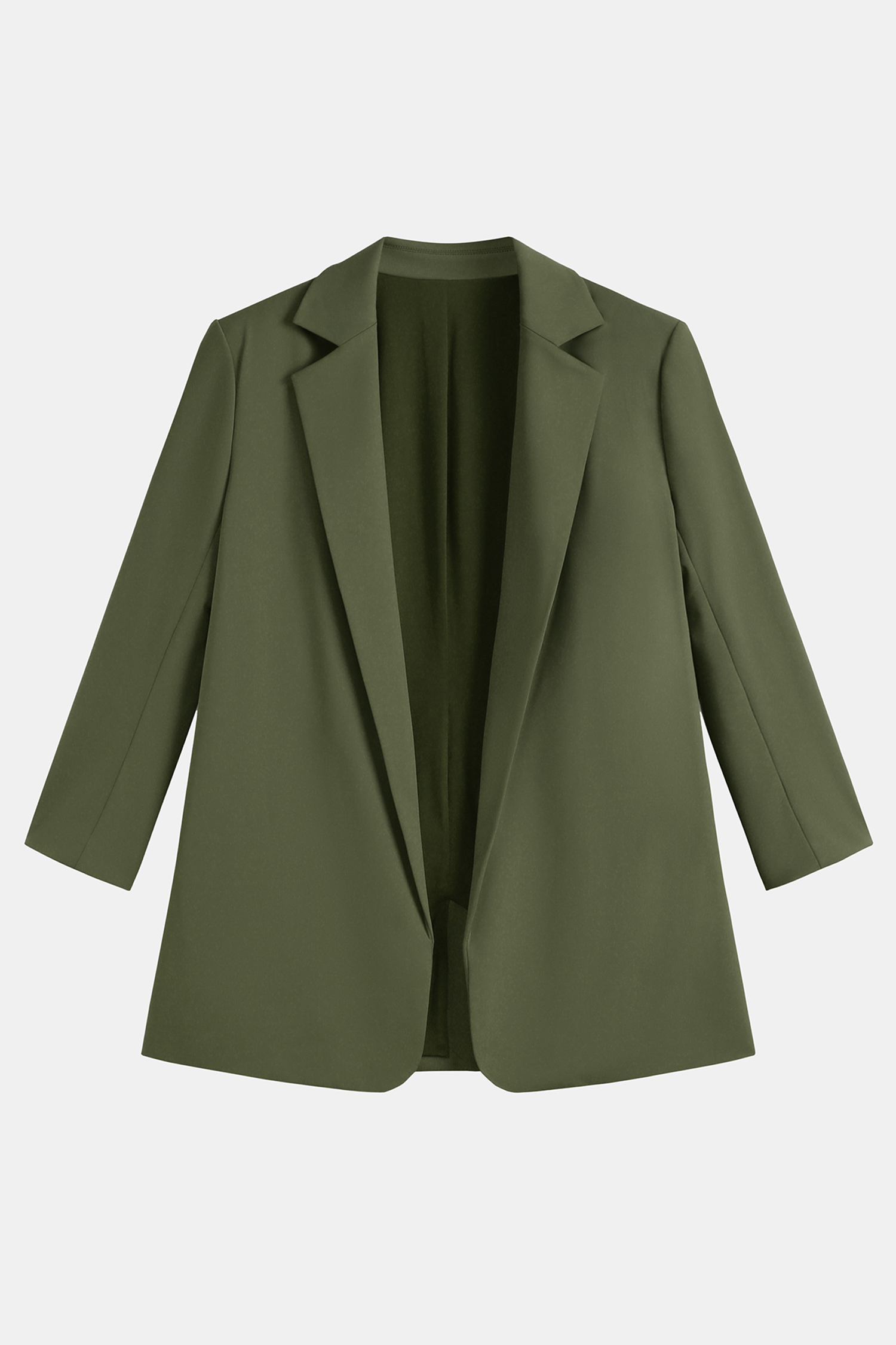 x JoJo Olive Green Longline Blazer | Chic & Relaxed Fit | Cupshe