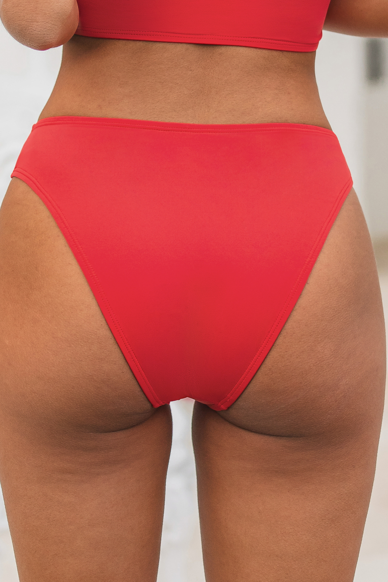 Brought the Heat Red Bikini Bottoms