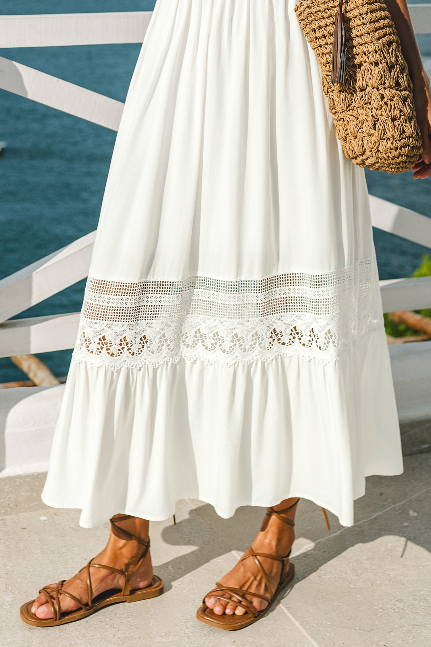 Breathtaking White Maxi Dress