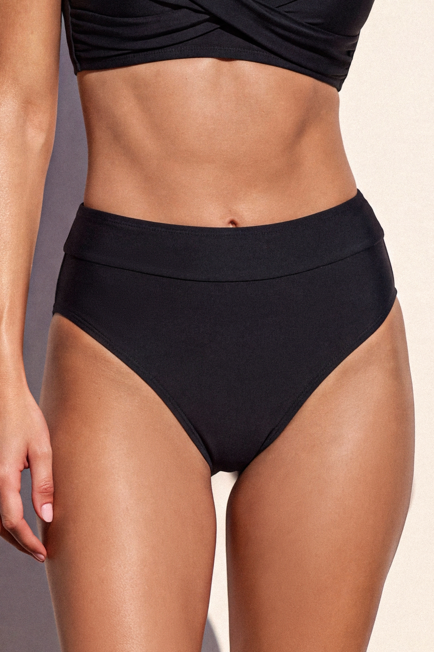 Coastal Muse Black Bikini Bottoms