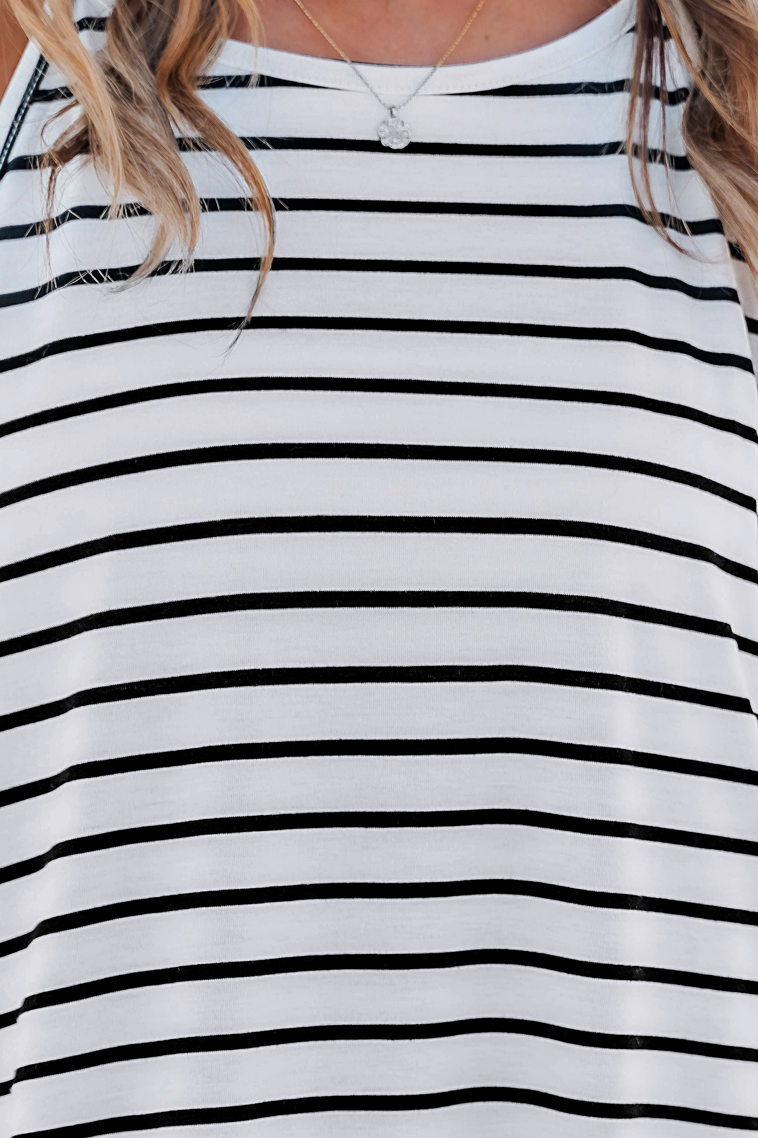 Sail Away Striped Cover-Up Midi Dress