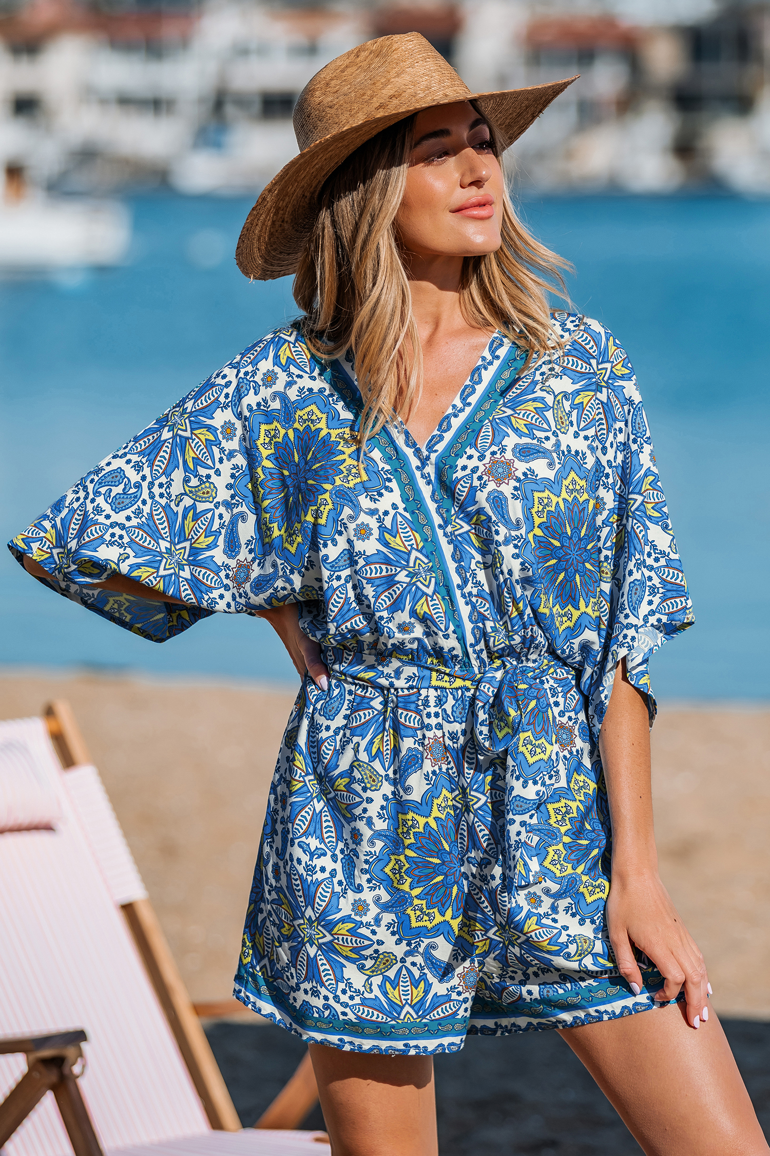 Earthy Escape Paisley Romper