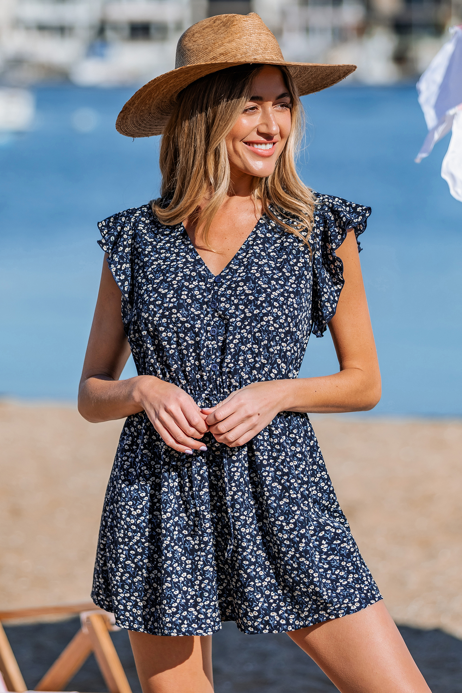 Tiny Blooms Floral Romper