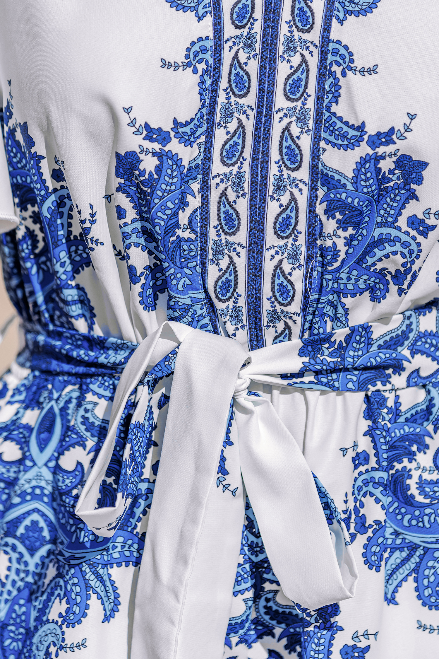 Tuscan Streets Paisley Romper