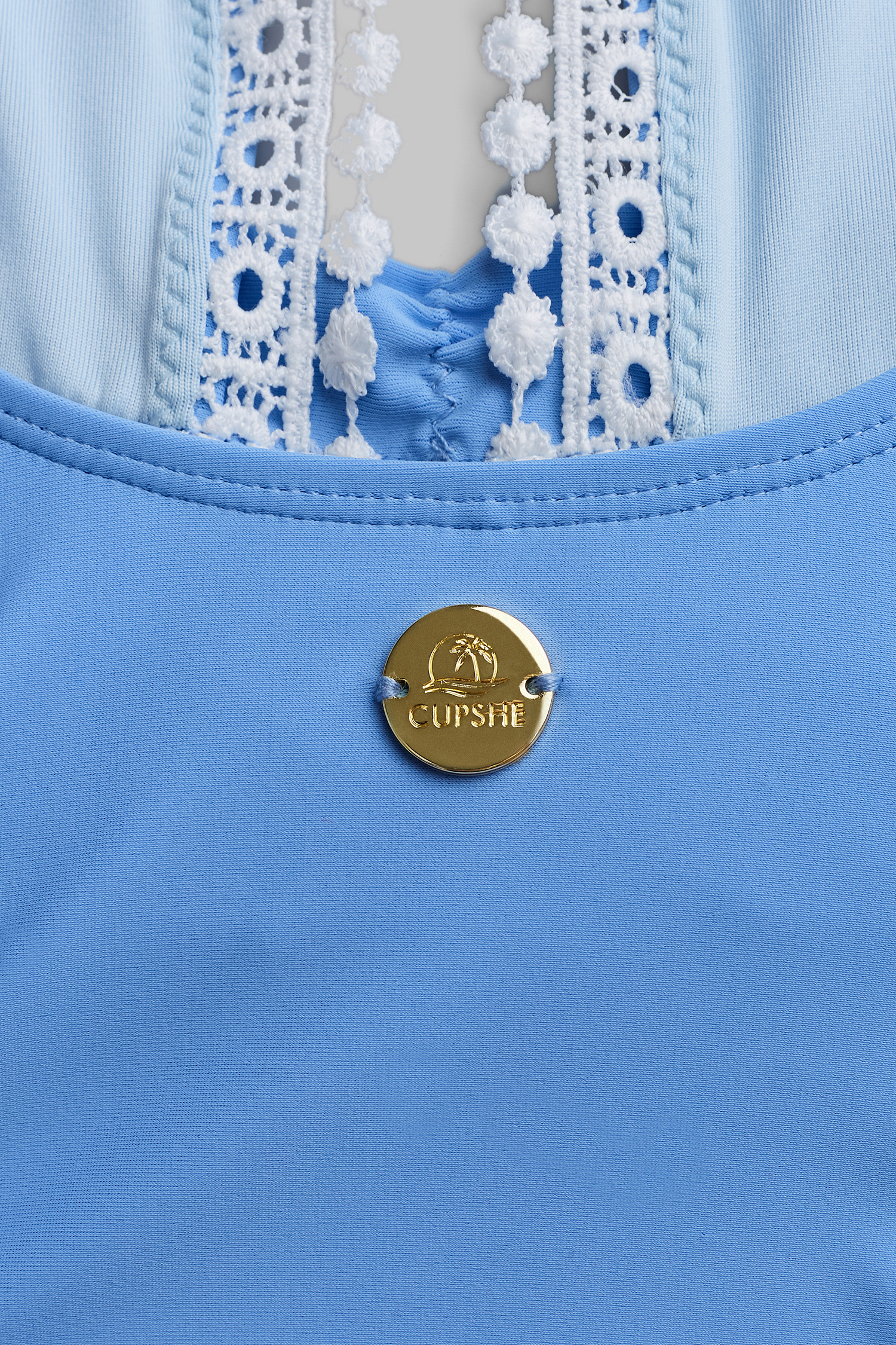 Cupshe Laguna Beach One-piece Swimsuit In Blue