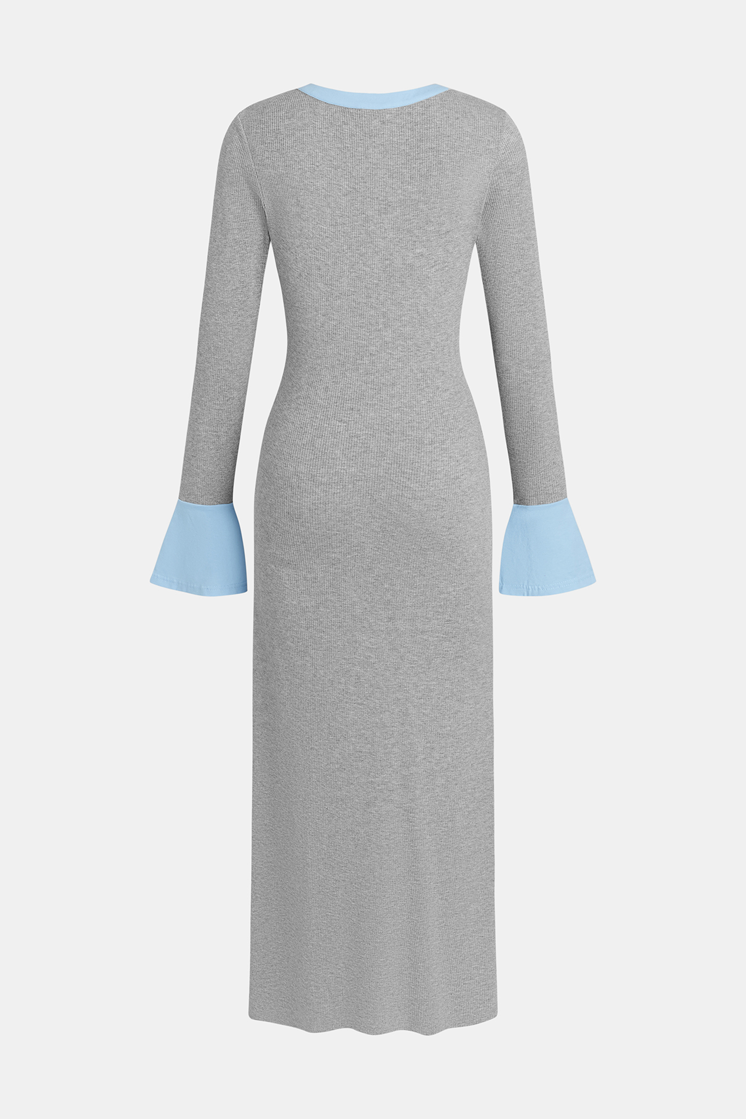 Text Me Grey Maxi Dress