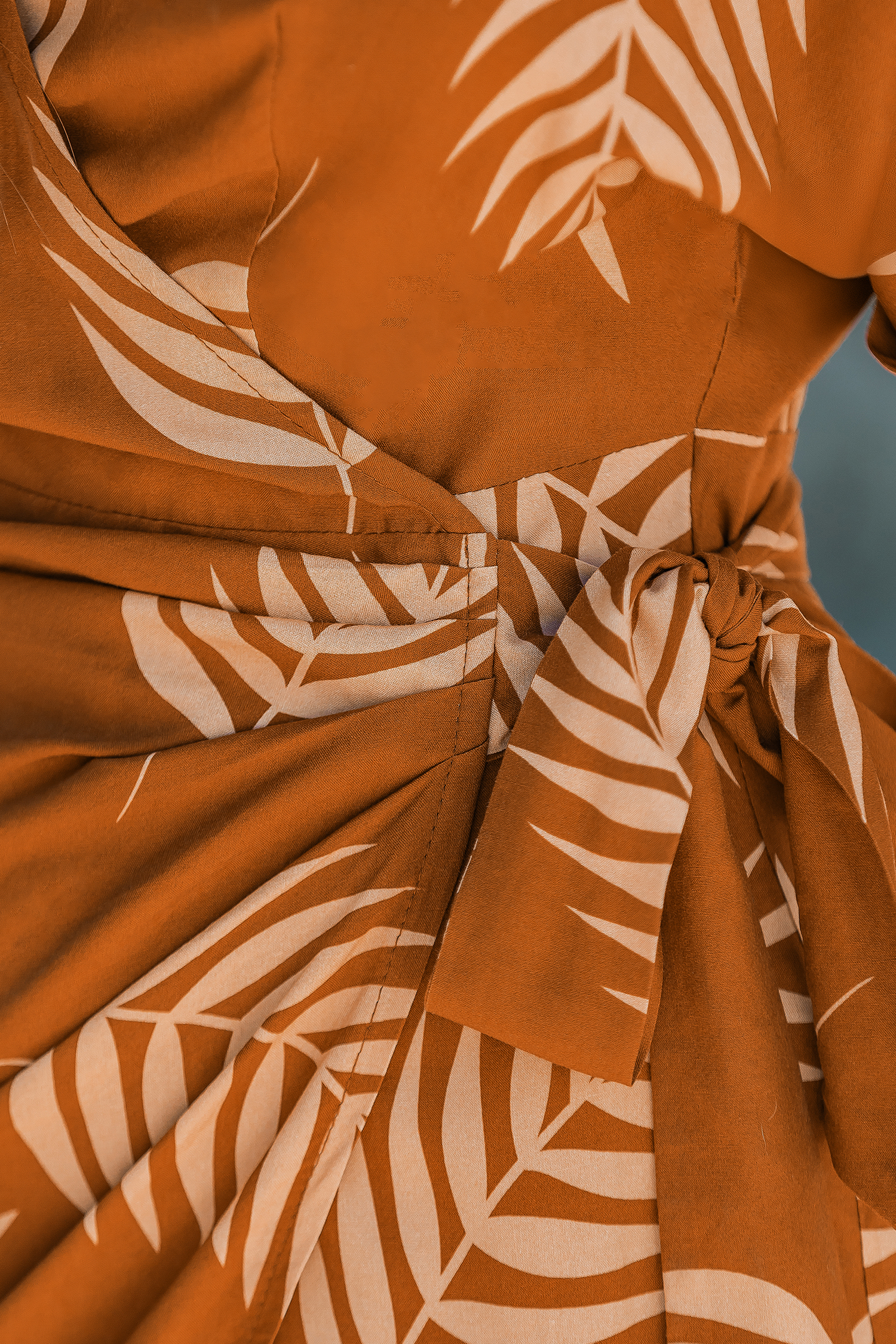 Orange You Glad Tropical Mini Dress