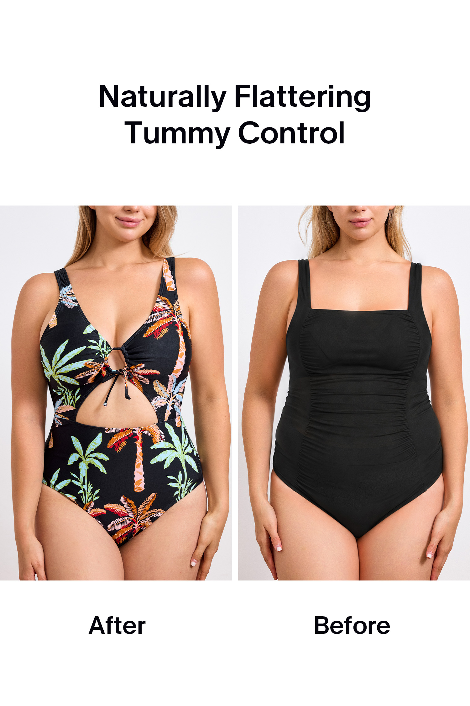 Coconut Paradise Tummy Control One-Piece Swimsuit
