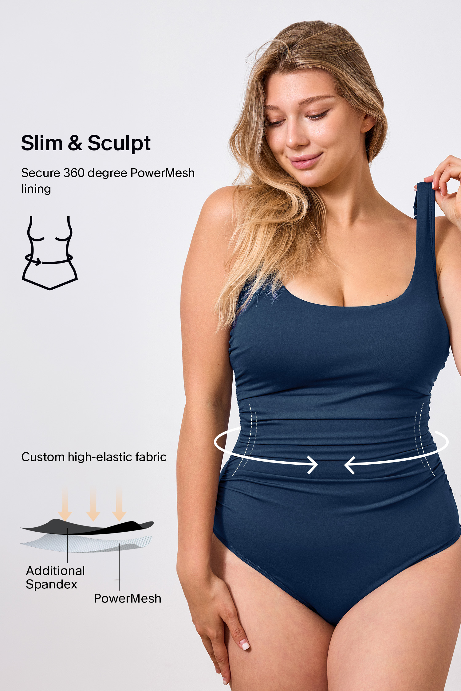 Stay Sweet Slim & Sculpt One-Piece Swimsuit