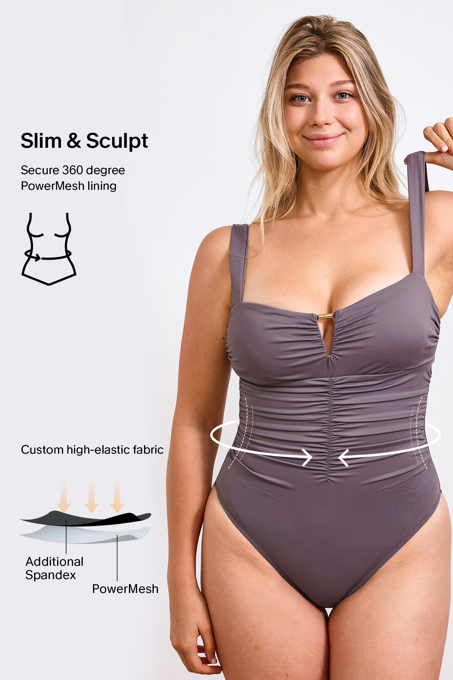 Sun First Slim & Sculpt One-Piece Swimsuit