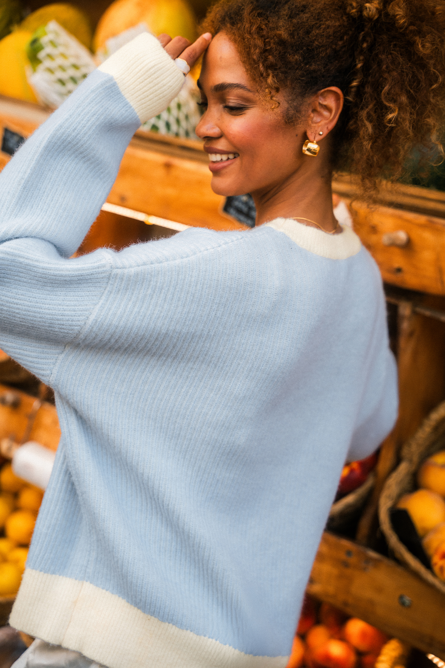 Frosted Blue Sweater