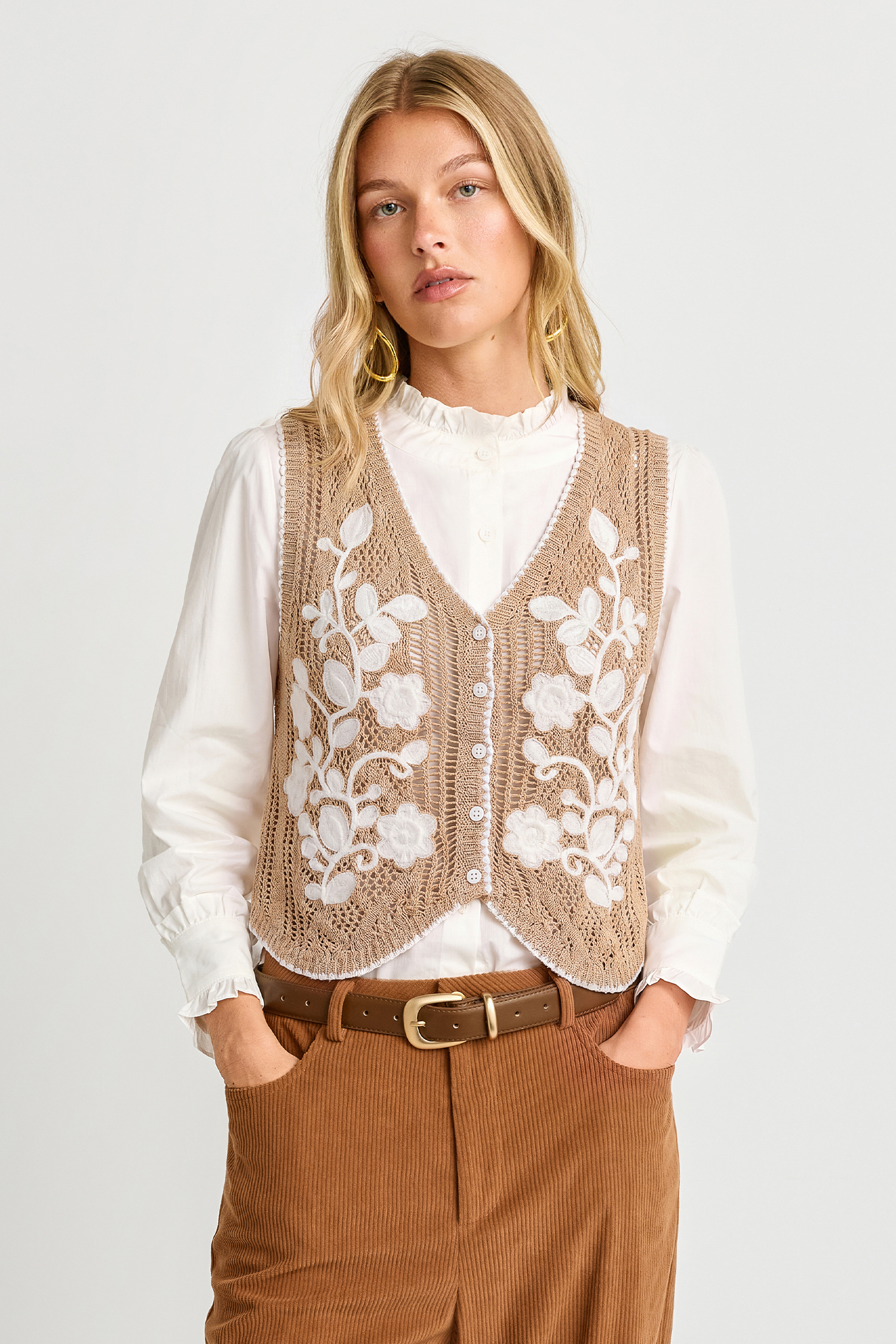 Smart Choice Floral Vest