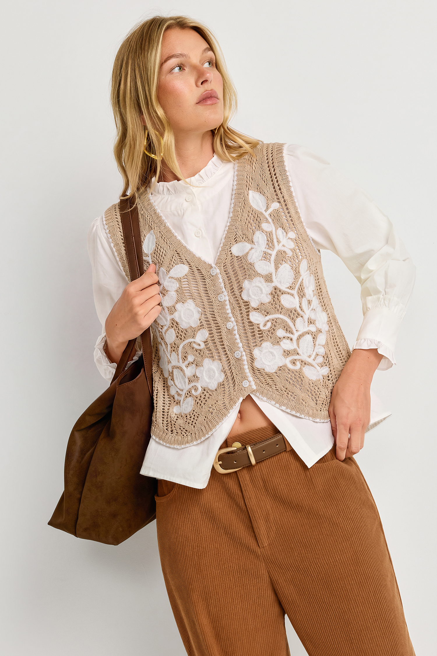 Smart Choice Floral Vest