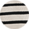 Gestreifter Lange Ärmel Strick-Pullover mit Schleifendetail