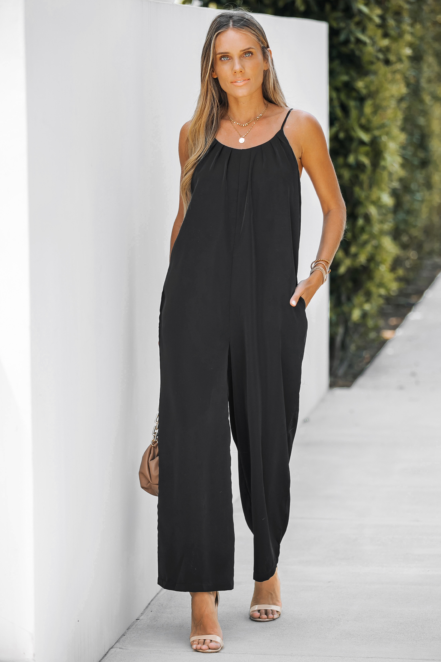 Scoop Cami Wide Leg Jumpsuit