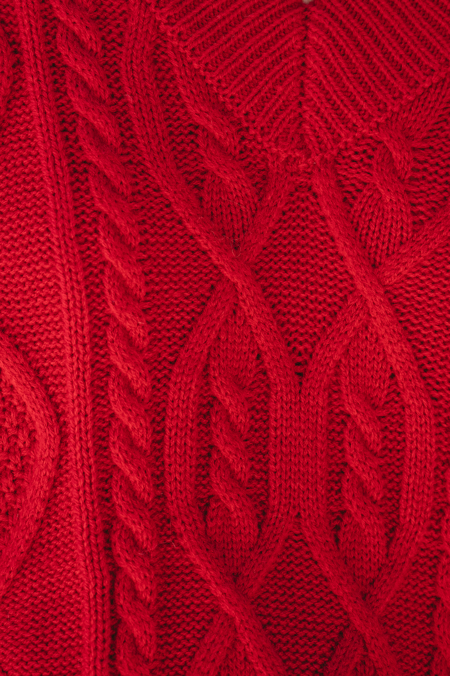 Holiday Vibes Cable Knit Sweater