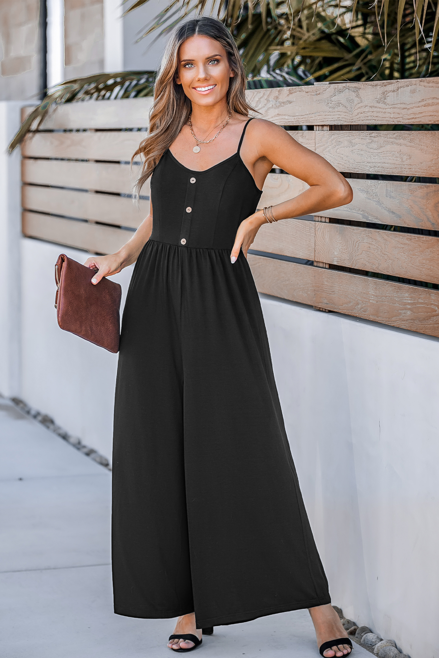 Midnight Muse Wide Leg Jumpsuit