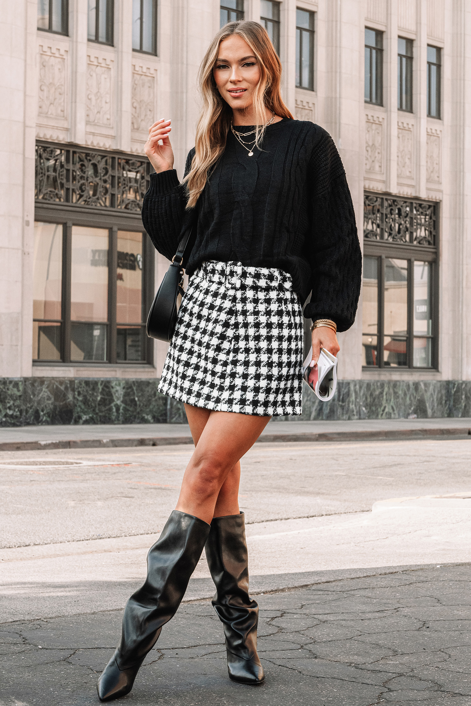 andmary Hanna check mini skirt Ｍサイズ ANDMARY】Hanna check mini skirt